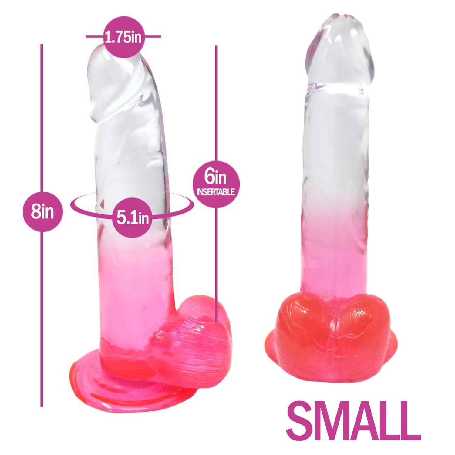 Dildo Suction Cup Sex Toy Realistic Feel Real Anal Women Small/Big/Large/XL Toys - Picture 216 of 234