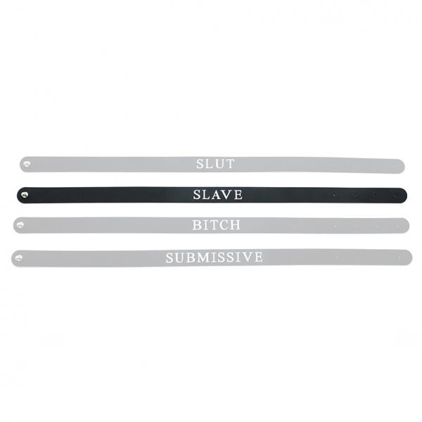 Sexy Choker Adjustable Kinky Collar Bitch Slut Slave Submissive Black - Picture 13 of 34