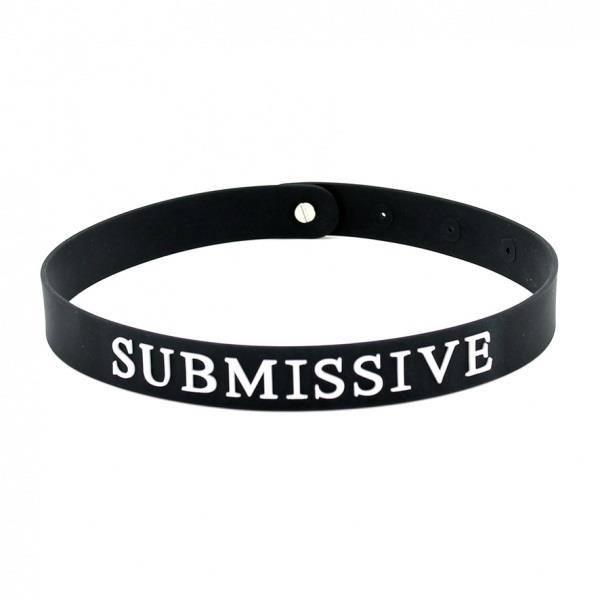Sexy Choker Adjustable Kinky Collar Bitch Slut Slave Submissive Black - Picture 27 of 34