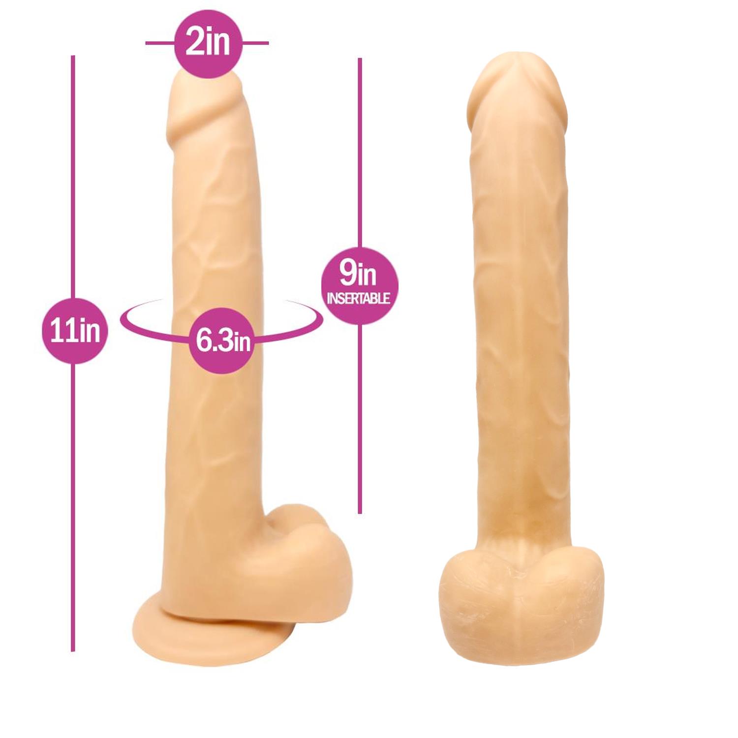 Dildo Suction Cup Sex Toy Realistic Feel Real Anal Women Small/Big/Large/XL Toys - Picture 181 of 234