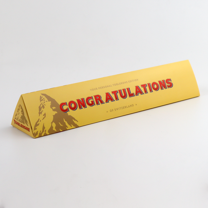 Personalised Toblerone 100g | Custom Message Chocolate Bar - Picture 5 of 13