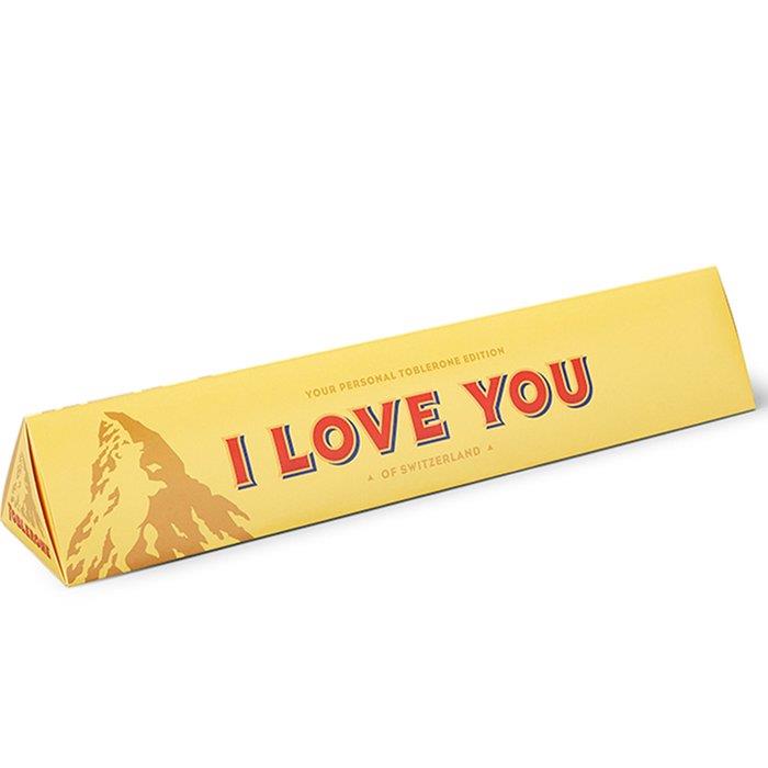 Personalised Toblerone 100g | Custom Message Chocolate Bar - Picture 3 of 13