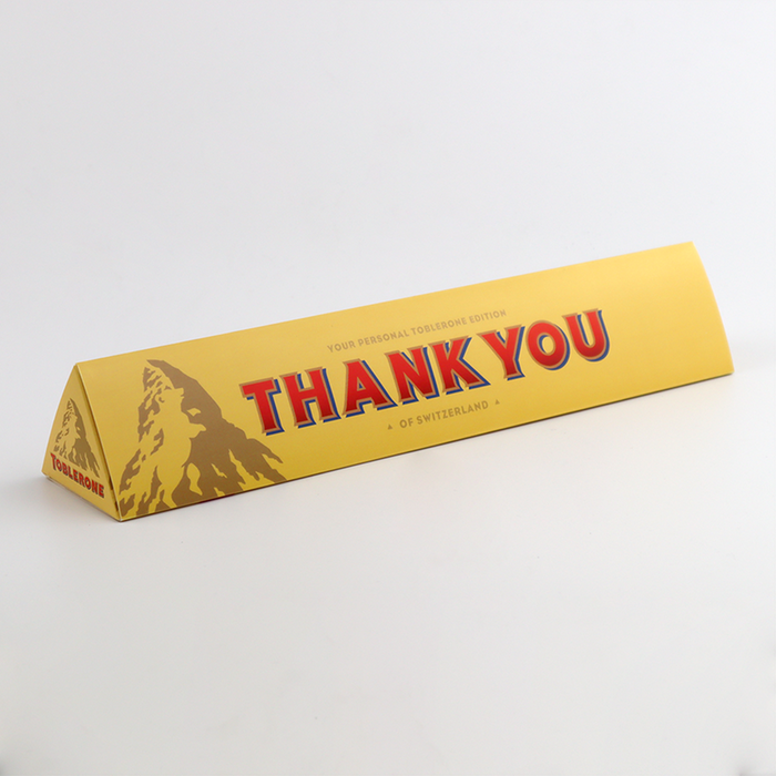 Personalised Toblerone 100g | Custom Message Chocolate Bar - Picture 7 of 13