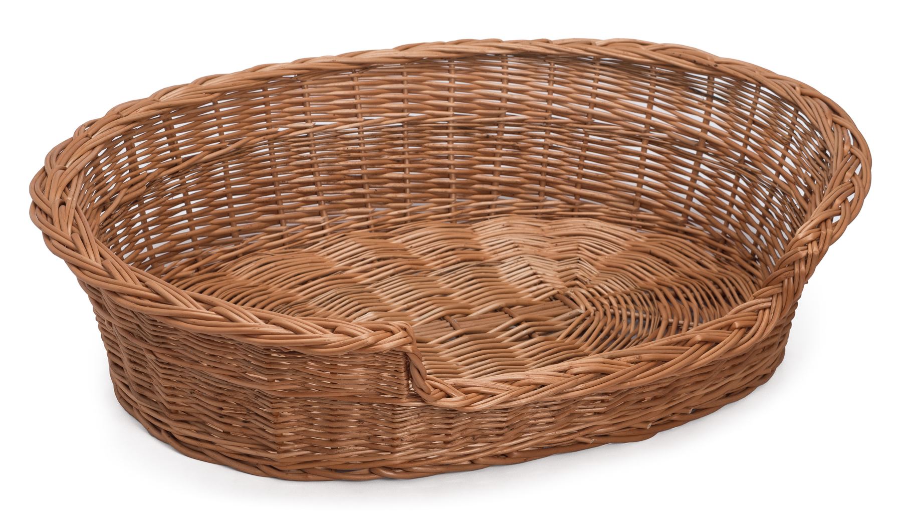 wicker dog bed large