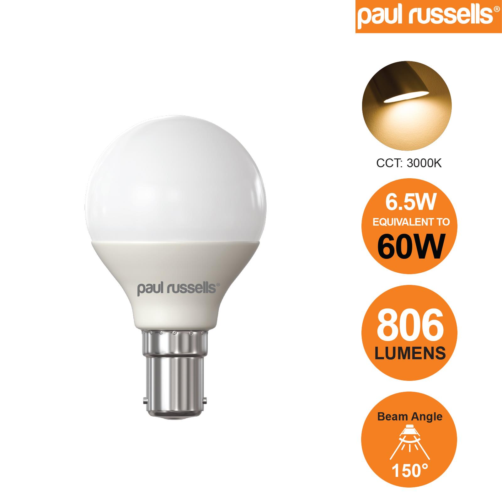 LED Golf Ball Light Energy Savings Bulbs Warm Cool Day Light Frosted Lamps 240V - Picture 26 of 28