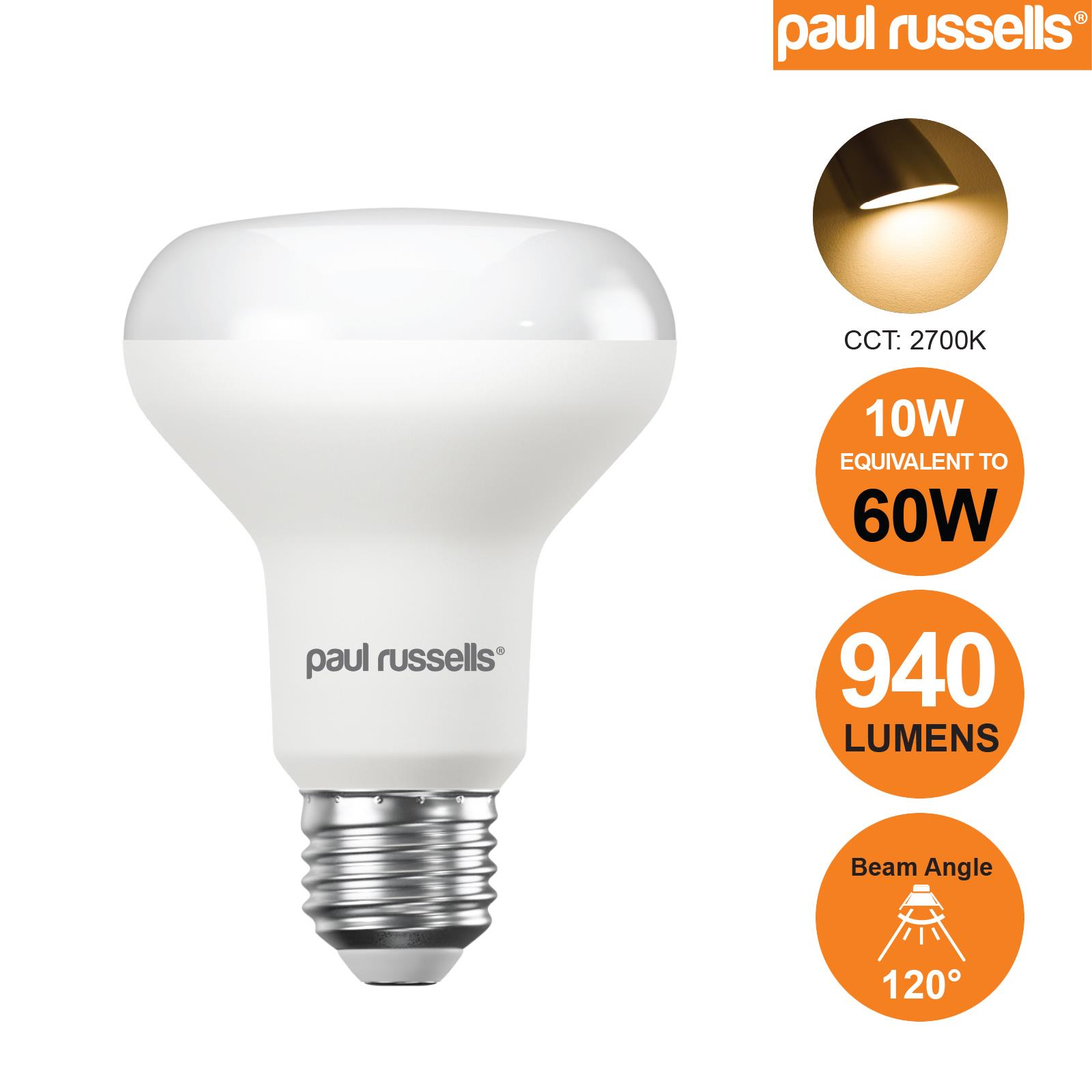 LED R80 R63 R50 R39 Reflector Bulb Warm/Cool/Day White Screw In ES SES Spotlight - Picture 22 of 25