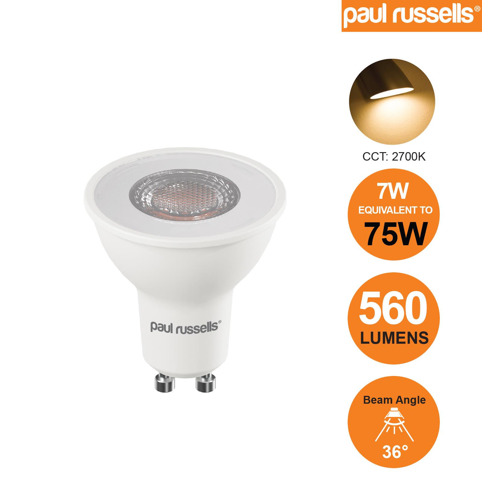 4W 5W 7W GU10 LED Bulbs Spotlight Lamps Warm Cool Day White Down Lights 240V UK - Picture 14 of 16