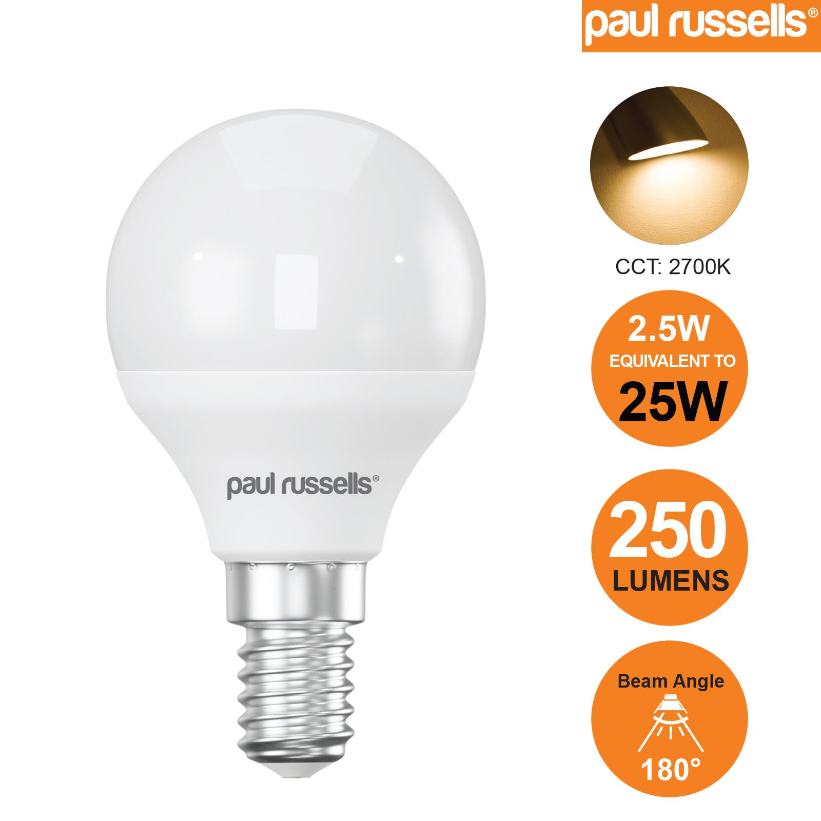 LED Golf Ball Light Energy Savings Bulbs Warm Cool Day Light Frosted Lamps 240V - Picture 11 of 28