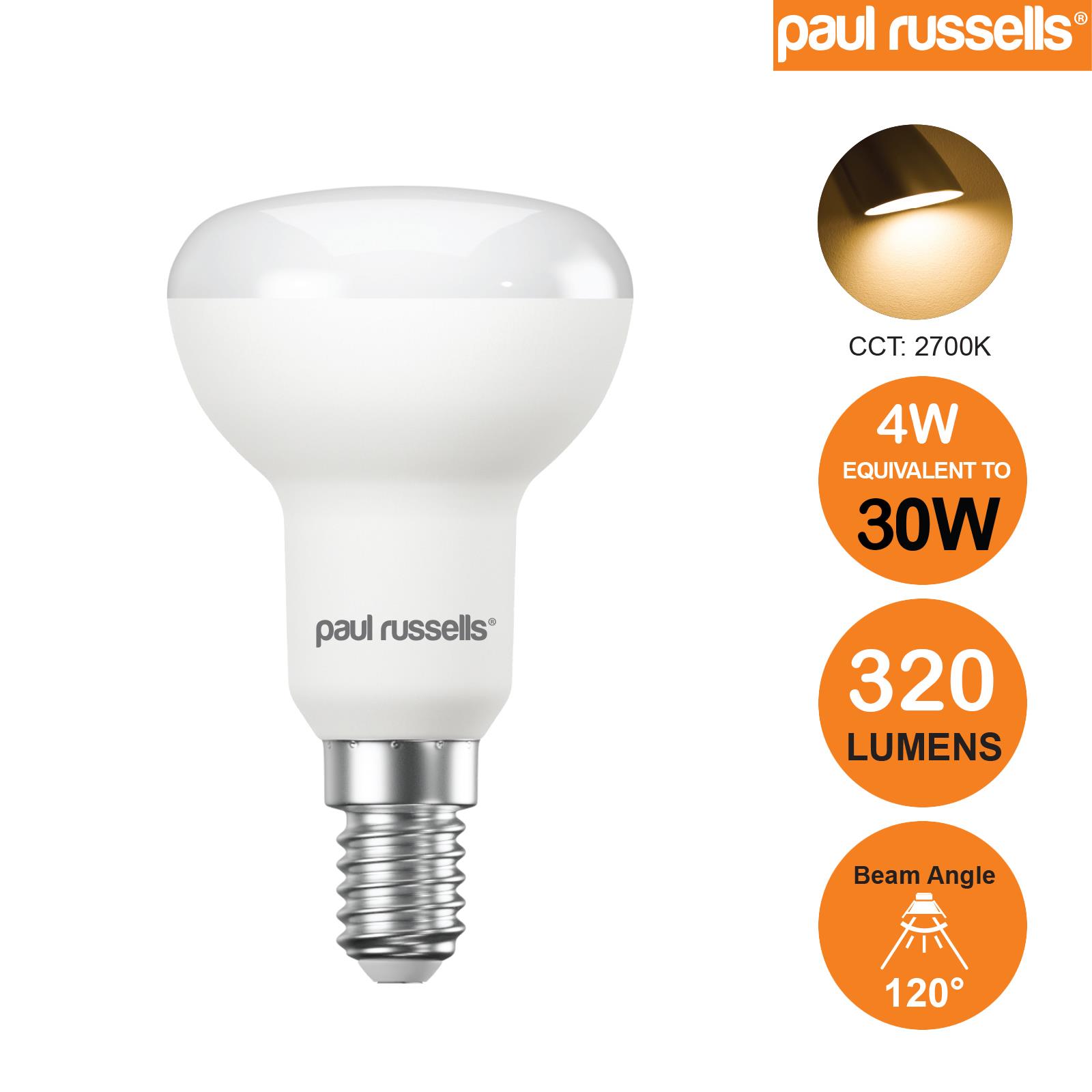 LED R80 R63 R50 R39 Reflector Bulb Warm/Cool/Day White Screw In ES SES Spotlight - Picture 7 of 25