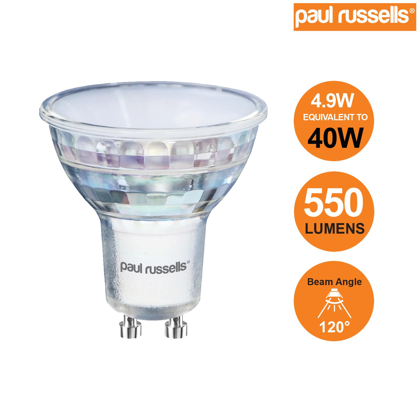 GU10 LED Bulbs Dimmable Spotlight Lamps Warm Cool Day White Downlight Lightbulbs - Picture 50 of 73