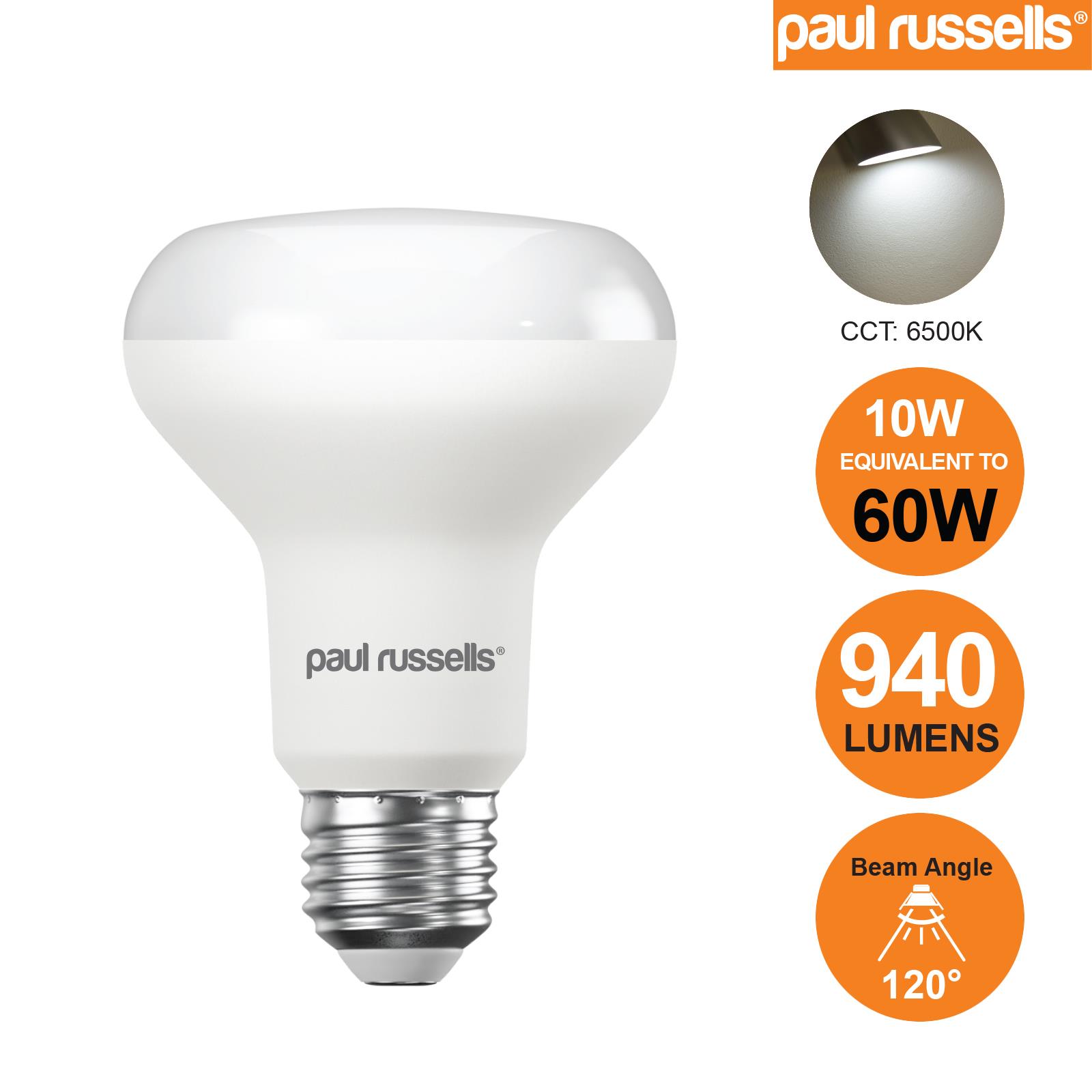 LED R39 R50 R63 R80 Reflector Bulbs Spotlights Warm Cool White Day Light E27 E14 - Picture 19 of 23