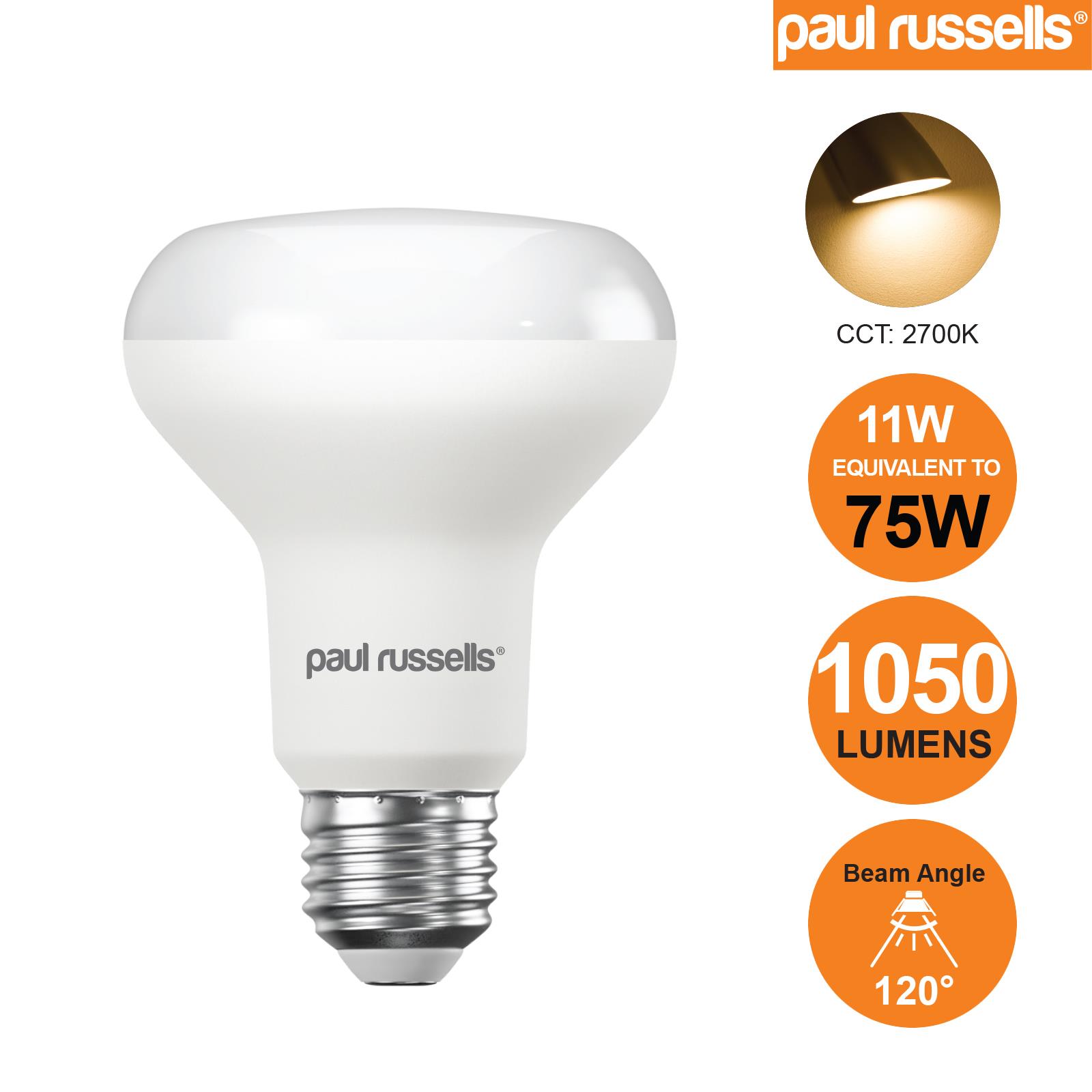 LED Reflector R80 R63 R50 R39 Bulb Warm/Cool/Day White ES SES Screw In Spotlight - Picture 19 of 19