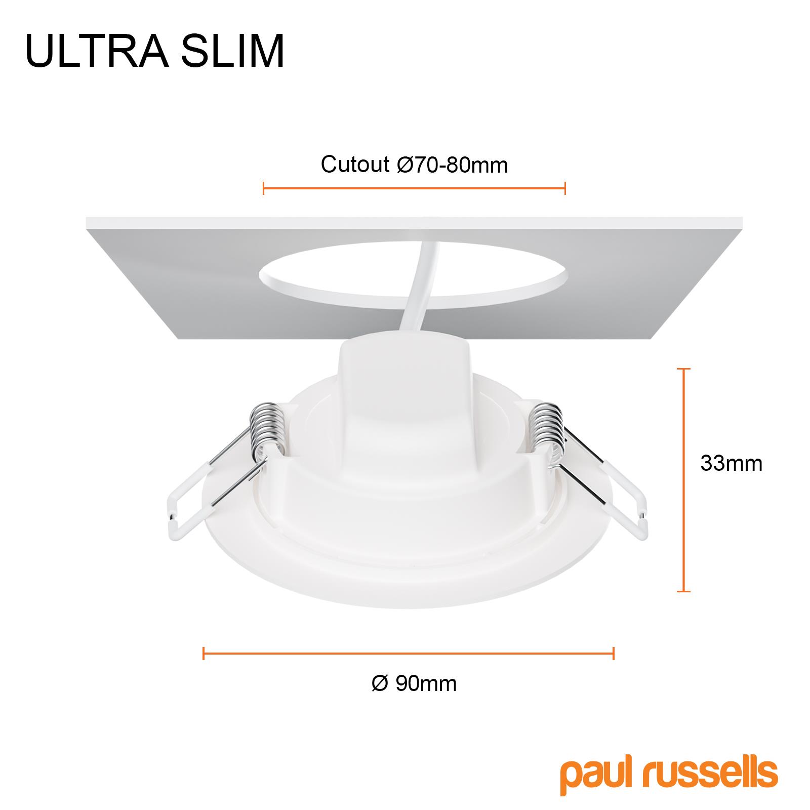 Recessed Slim LED Ceiling Spot Lights Modern Downlight Cool White Day Light 240V - Picture 9 of 19