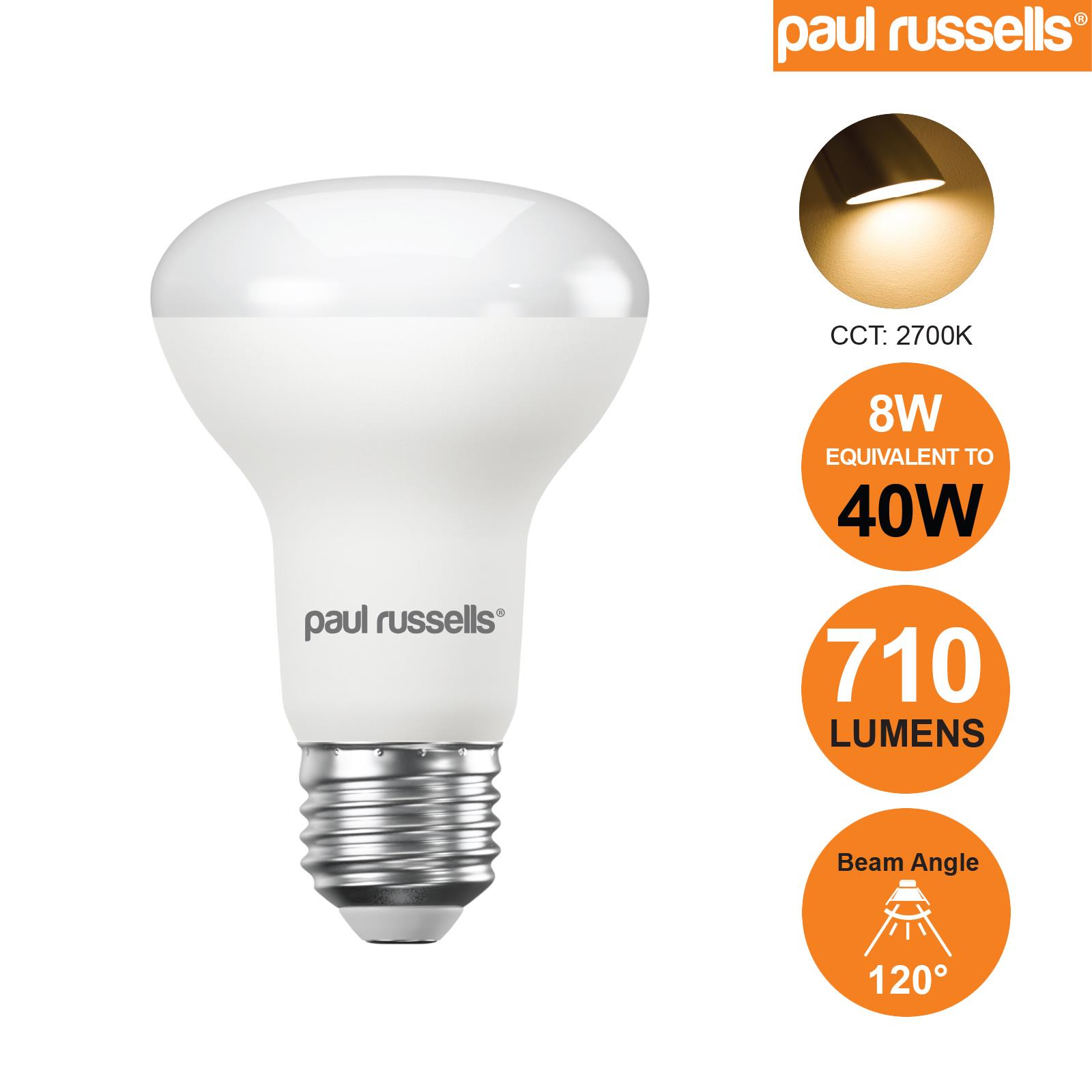 LED Reflector R80 R63 R50 R39 Bulb Warm/Cool/Day White ES SES Screw In Spotlight - Picture 13 of 19