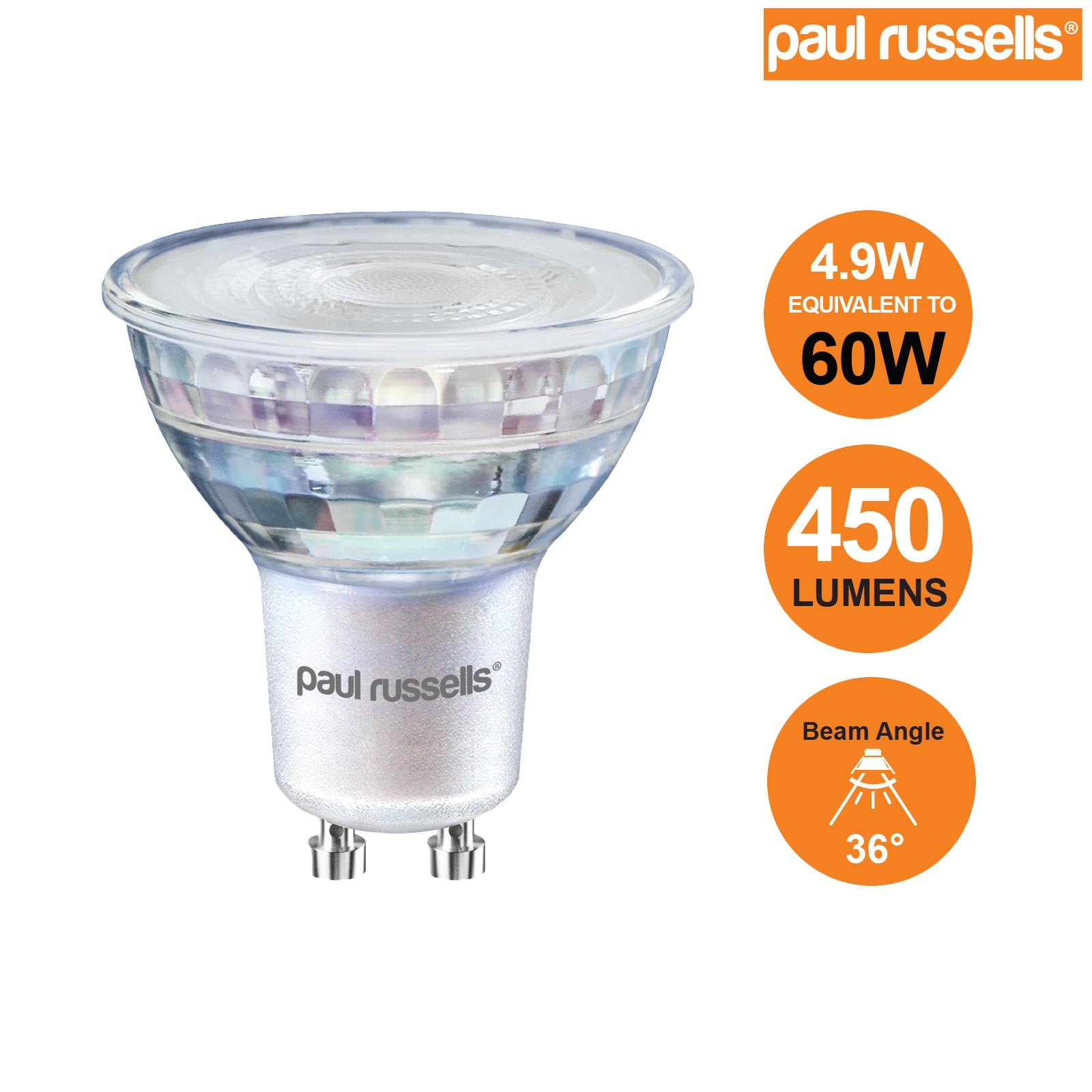 GU10 LED Bulbs Dimmable Spotlight Lamps Warm Cool Day White Downlight Lightbulbs - Picture 62 of 73