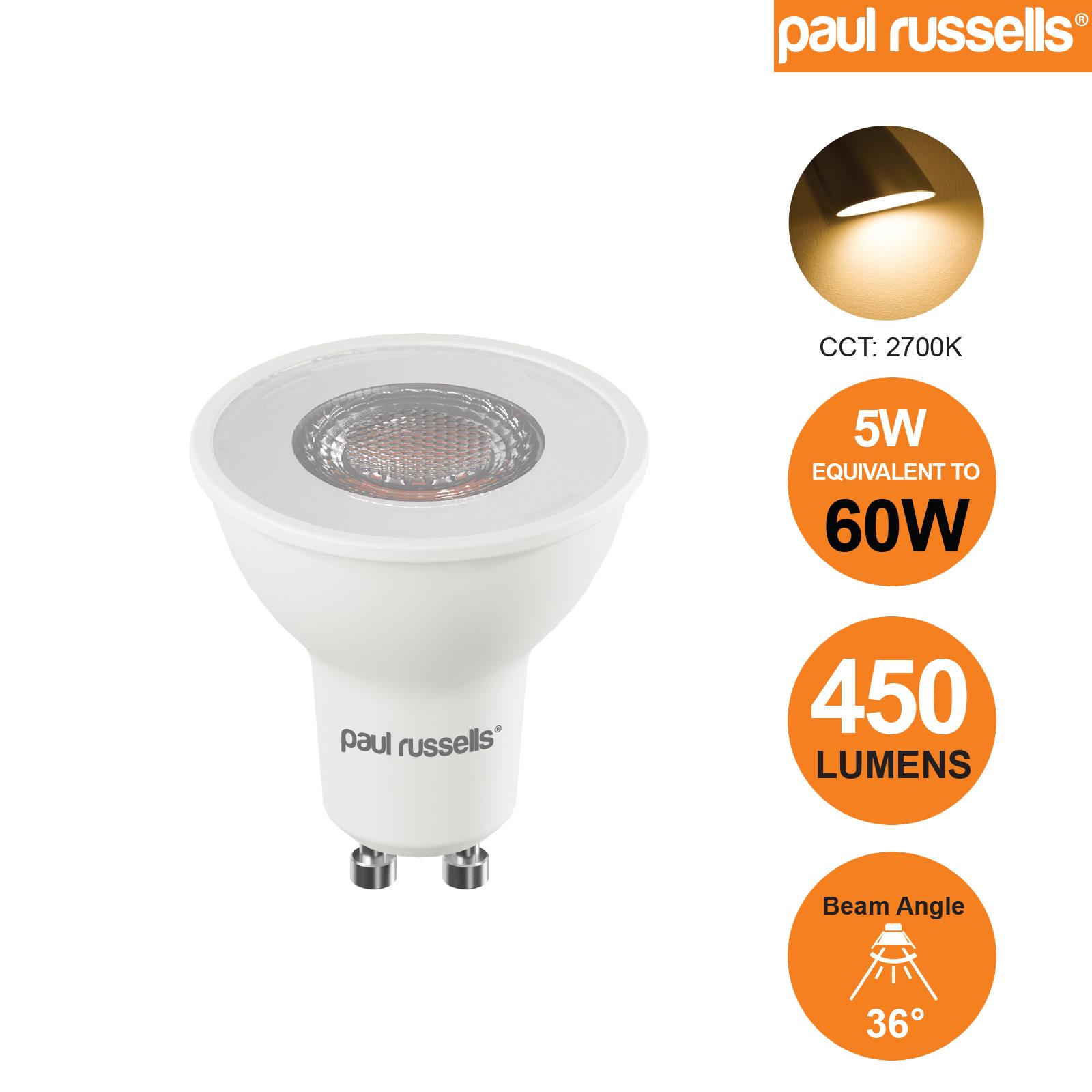 4W 5W 7W GU10 LED Bulbs Spotlight Lamps Warm Cool Day White Down Lights 240V UK - Picture 11 of 16