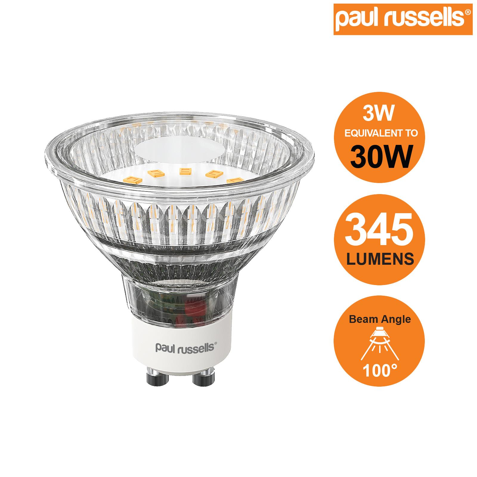 GU10 LED Bulbs Dimmable Spotlight Lamps Warm Cool Day White Downlight Lightbulbs - Picture 8 of 73