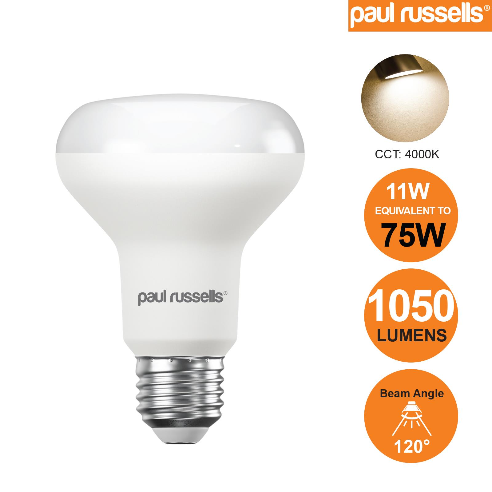 R80 R63 R50 R39 LED Reflector Spotlight Bulbs Warm/Cool/Day White Screw ES SES 