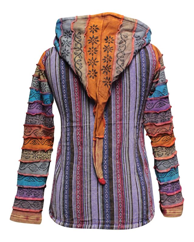 Details about Rainbow Sleeved Fleece Lined Women Hippie Jacket Festival Gypsy Boho Goth Hoodie Details about Rainbow Sleeved Fleece Lined Women Hippie Jacket Festival Gypsy Boho Goth Hoodie