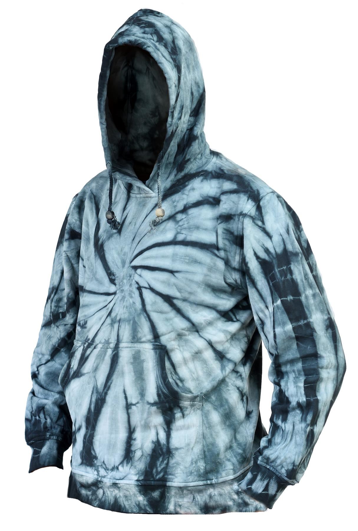 Men's Tie Dye Colorful Hoodie Cotton Sweatshirt Lining Inside Long Sleeve Hooded eBay