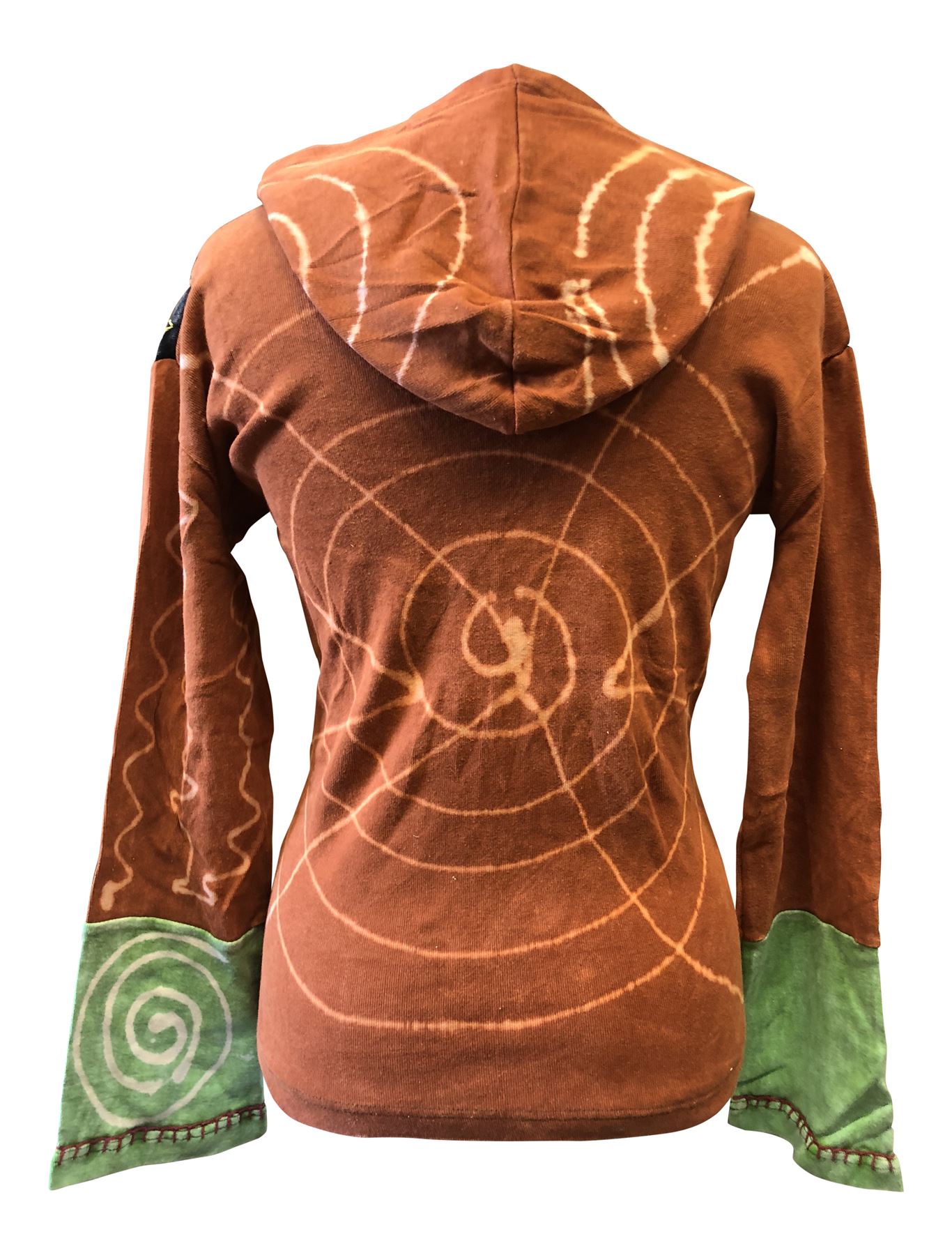 Da Donna Classic Rib Felpa Con Cappuccio Giacca Multicolore tagliato Hippy Tops