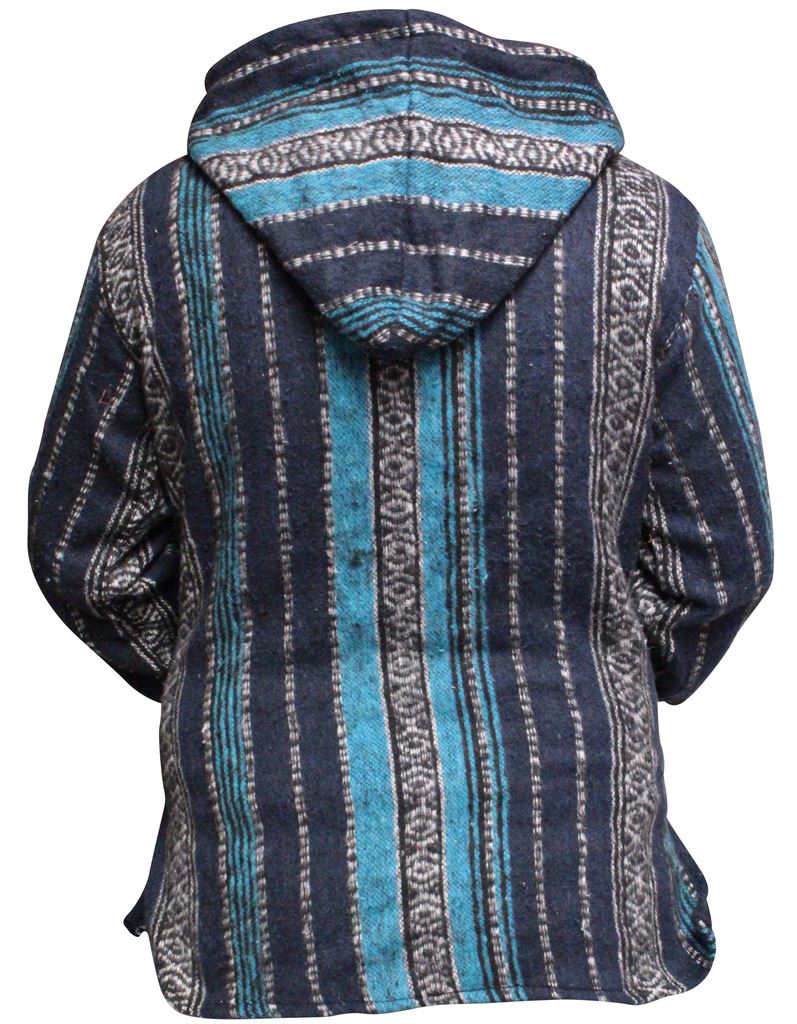 Women Hippie Pullover Hoodie Multicolored Festival Goth Hippy Baja