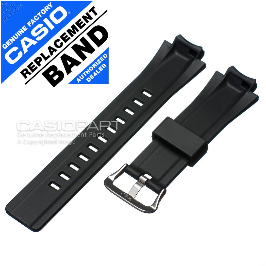 CASIO G-SHOCK 5524 ブラック ラバーベルト Genuine Casio Black Watch Band f/ G-Steel GST-B200-1A GST