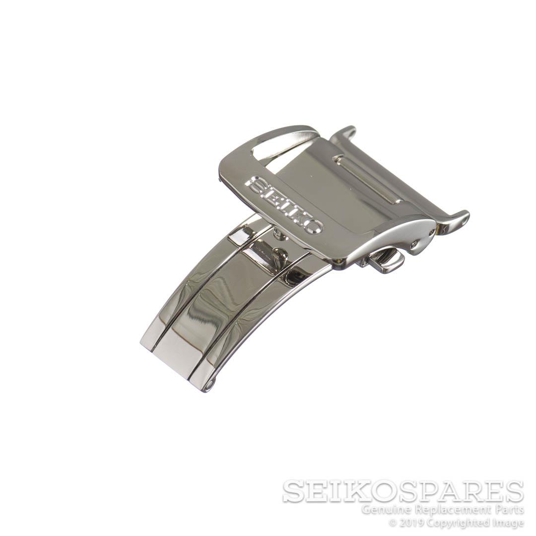 Genuine Seiko Steel Deployant Clasp for Leather Watch Band Strap 18mm