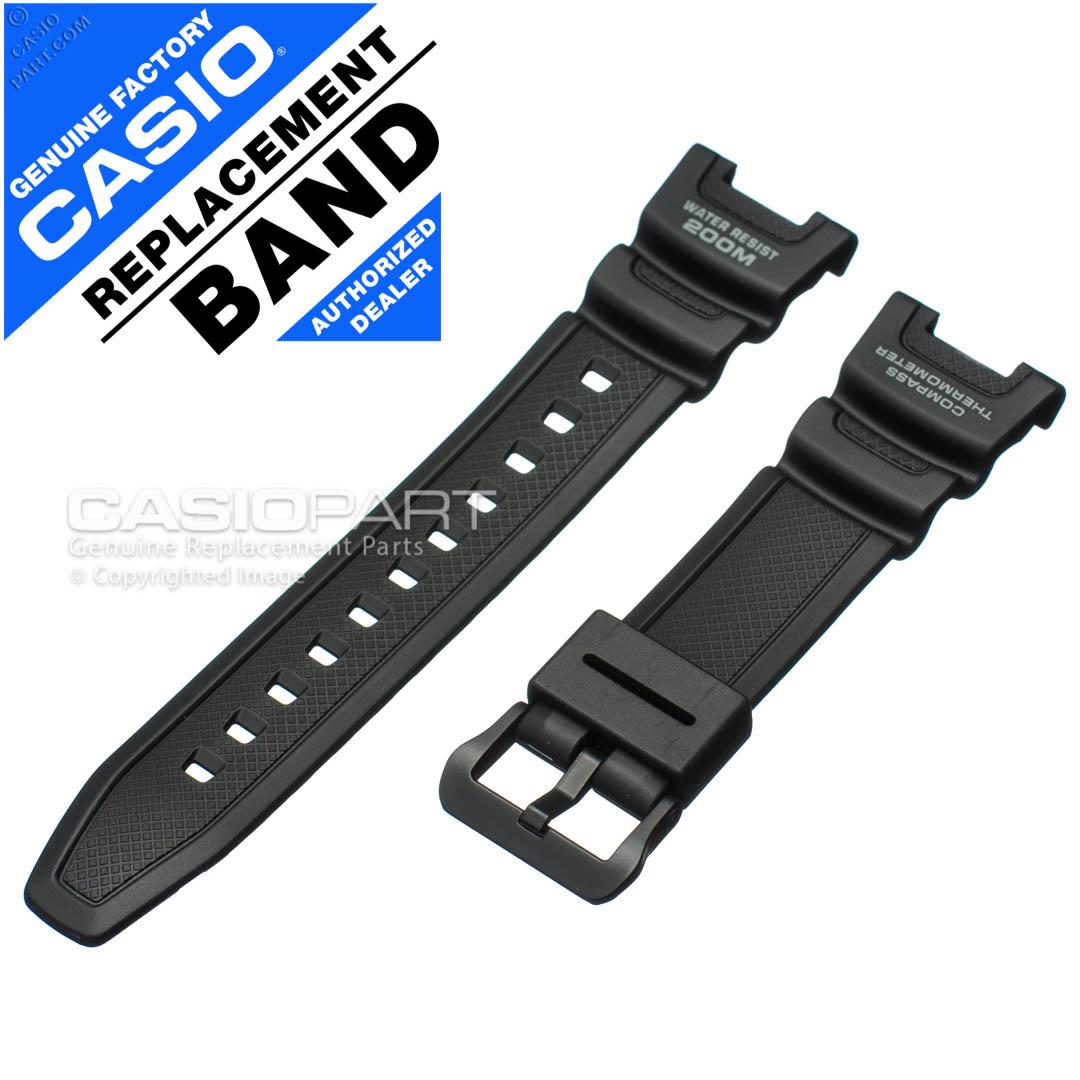 新品 送料無料 FCRB 25SS WATCH BAND BLACK Genuine Casio Watch Band for Twin Sensor SGW100 SGW-100-1V