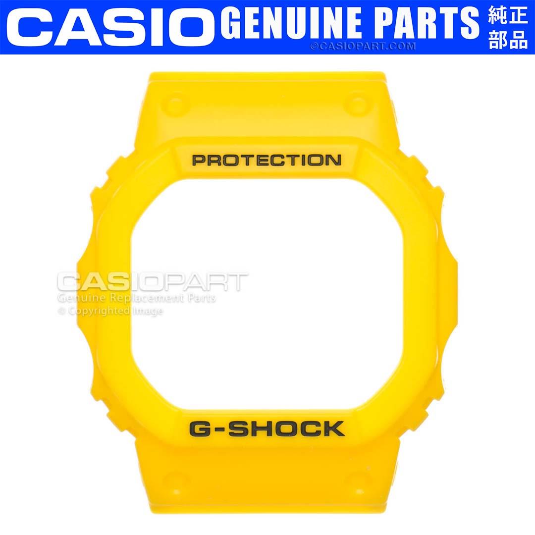GENUINE CASIO Yellow Watch Bezel for G-Shock DW-5600FS-9 DW-5600P