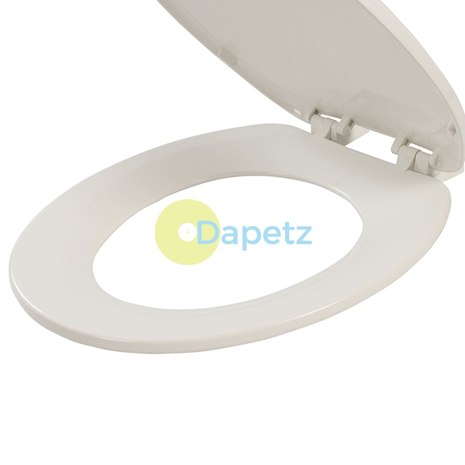 BRAND NEW LUXURY BATHROOM SLOW SOFT CLOSE WHITE TOILET SEAT SEATS WC HEAVY DUTY