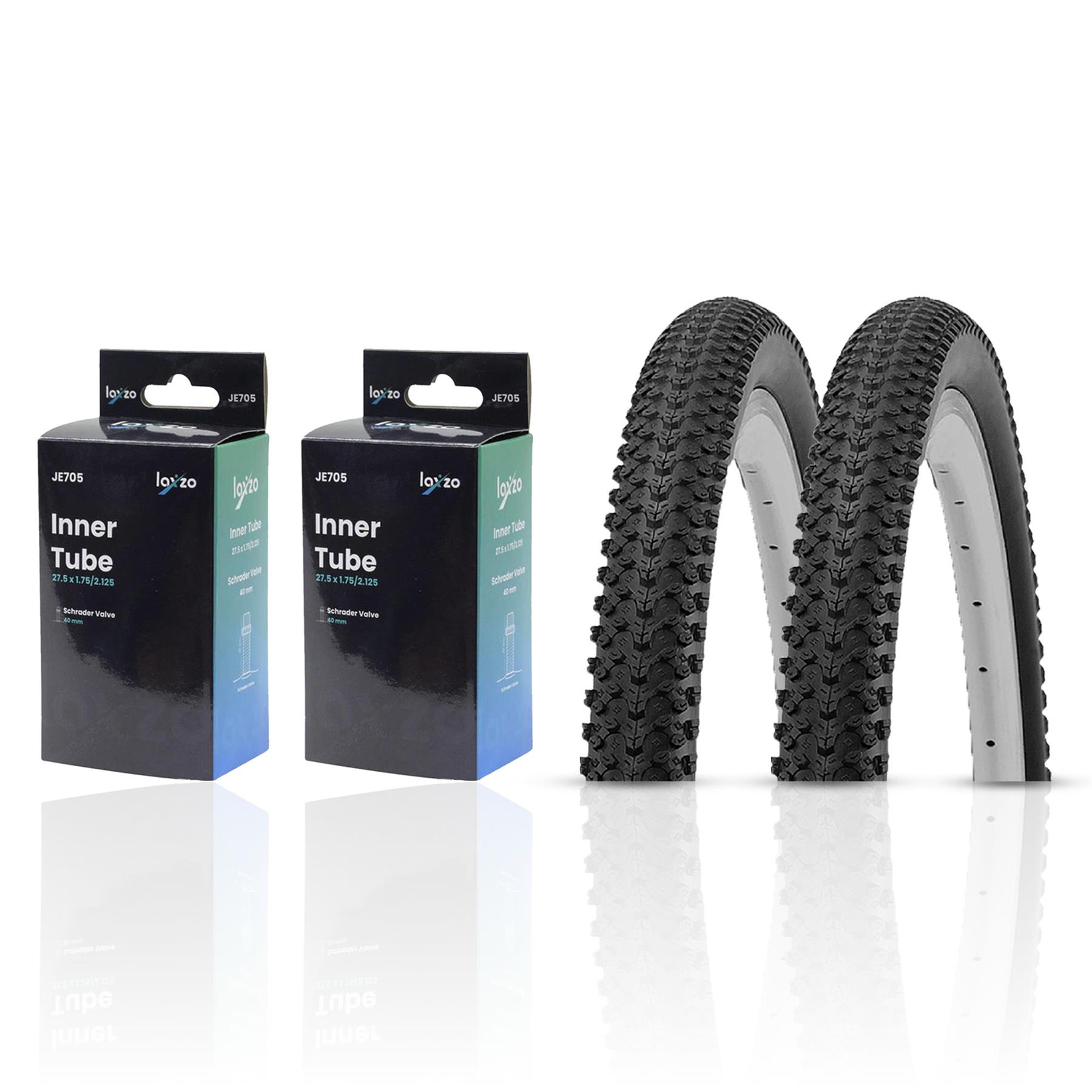 Fahrradreifen 27,5 x 2,125 & Schlauch 27,5x1,75/2,125 Presta & Schraderventil - Bild 9 von 9