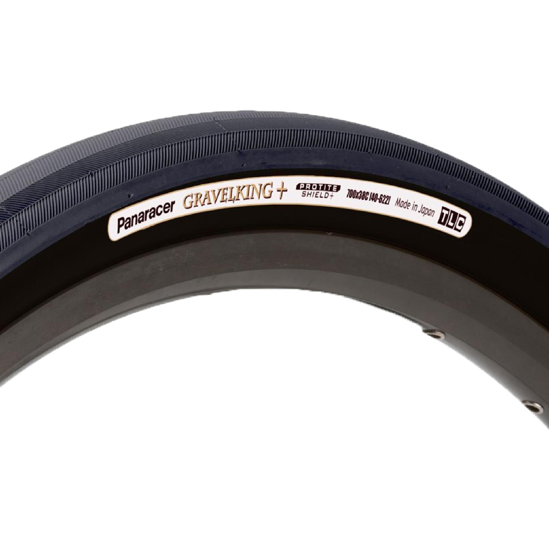 PANARACER Gravelking SK TLC Folding Gravel / CX Bicycle Tyre Black / Brown - Picture 7 of 19