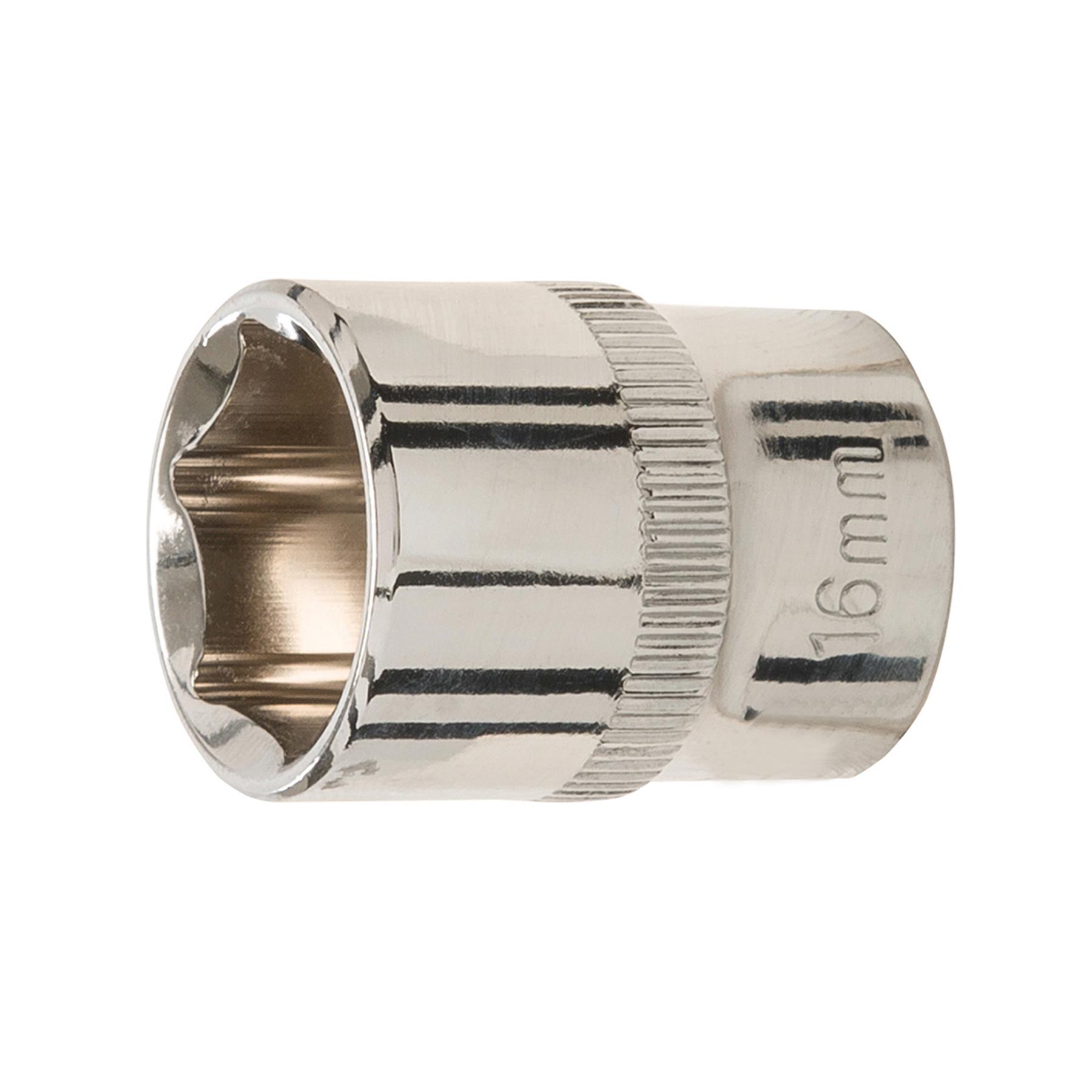3/8" Drive Socket 6mm - 21mm Metric 6 Point Hex Chrome Vanadium Steel - Picture 29 of 42