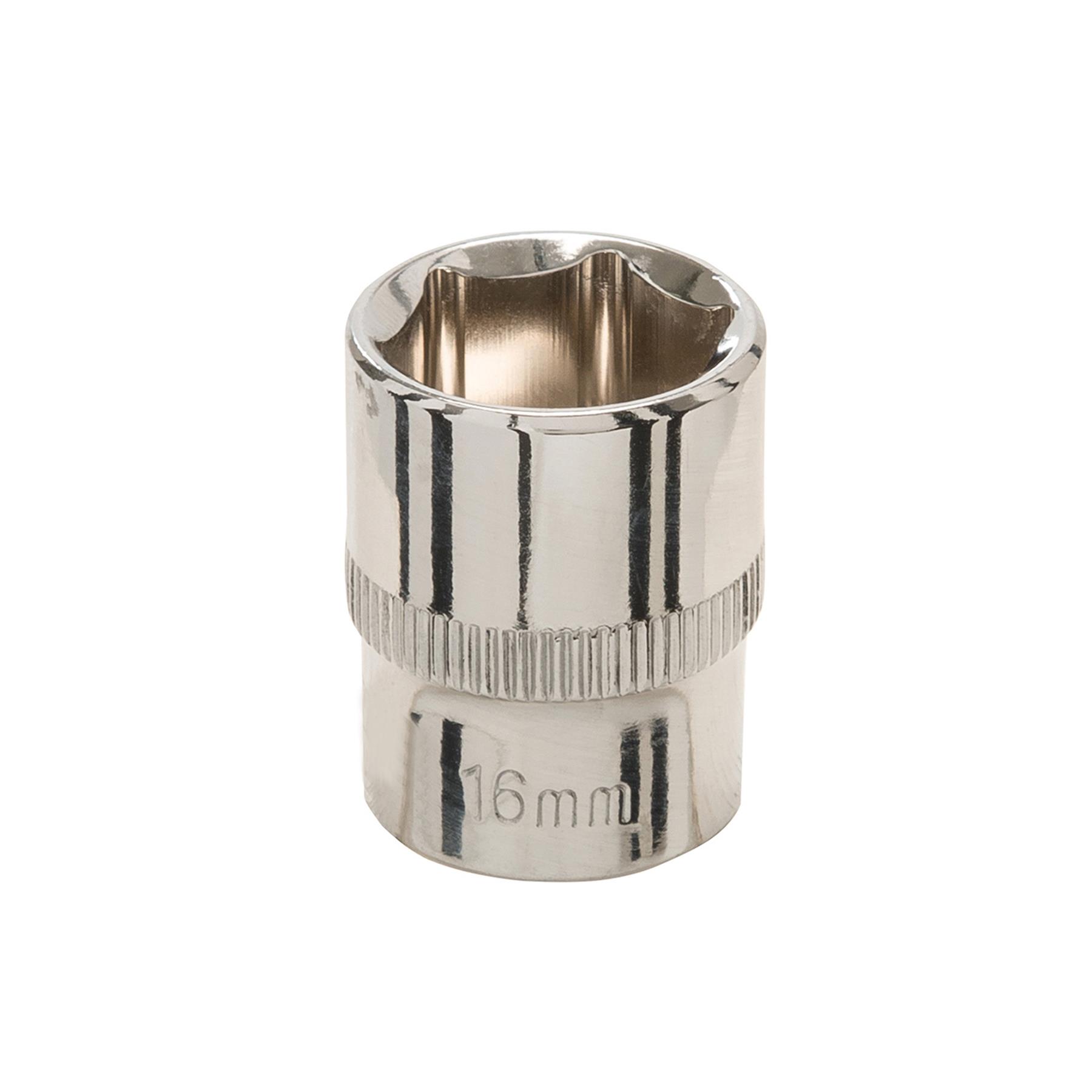 3/8" Drive Socket 6mm - 21mm Metric 6 Point Hex Chrome Vanadium Steel - Picture 31 of 42