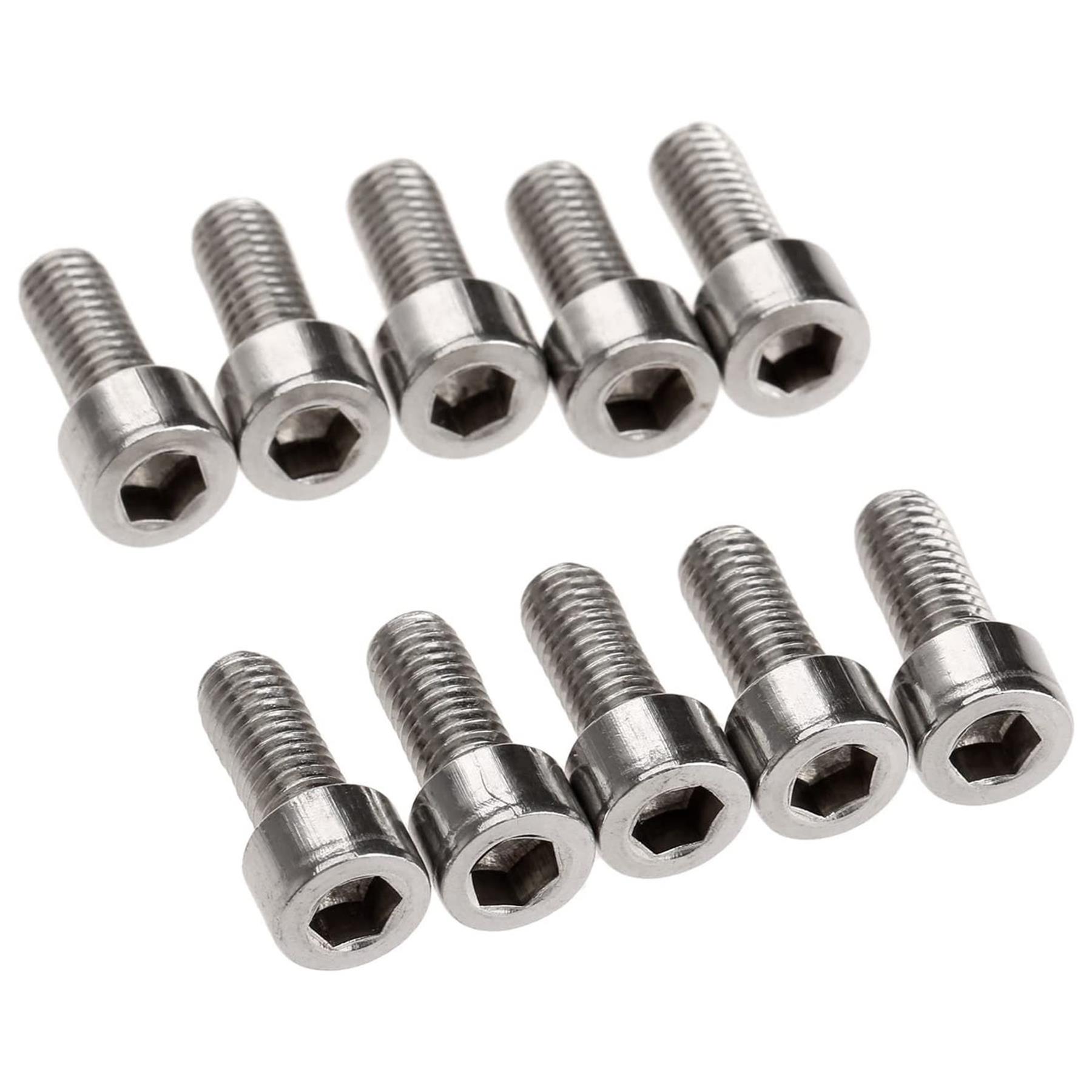 Bicycle Bike Water Bottle Cage Bolts Bottle Holder Rack Fixed Screws Silver - Picture 16 of 20