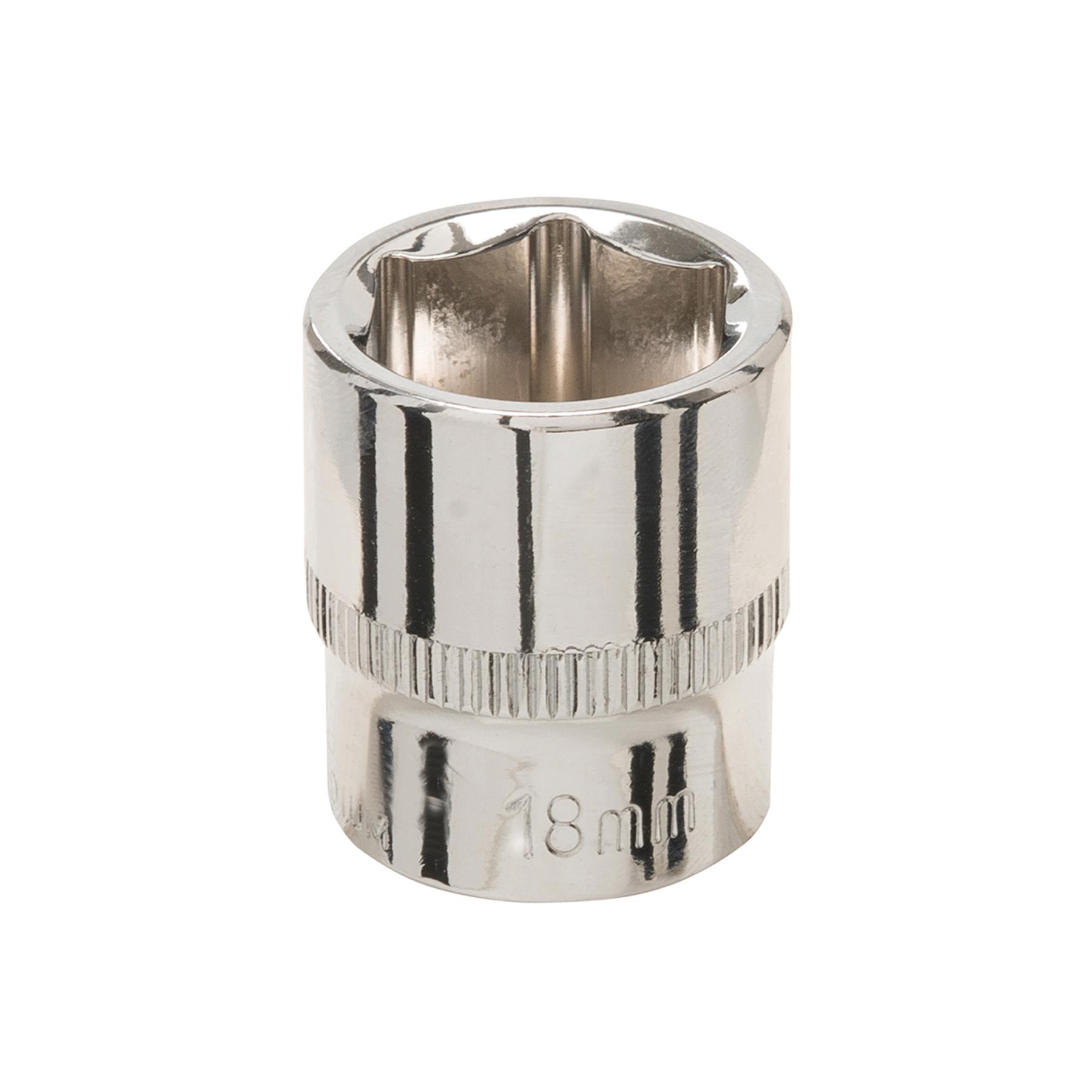 3/8" Drive Socket 6mm - 21mm Metric 6 Point Hex Chrome Vanadium Steel - Picture 36 of 42