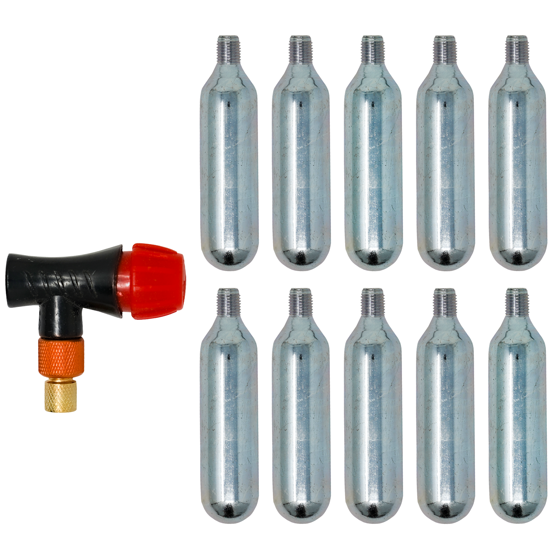 16g Threaded CO2 Cartridges Canister Bike Tyre Inflator Pump Gas - Picture 11 of 28