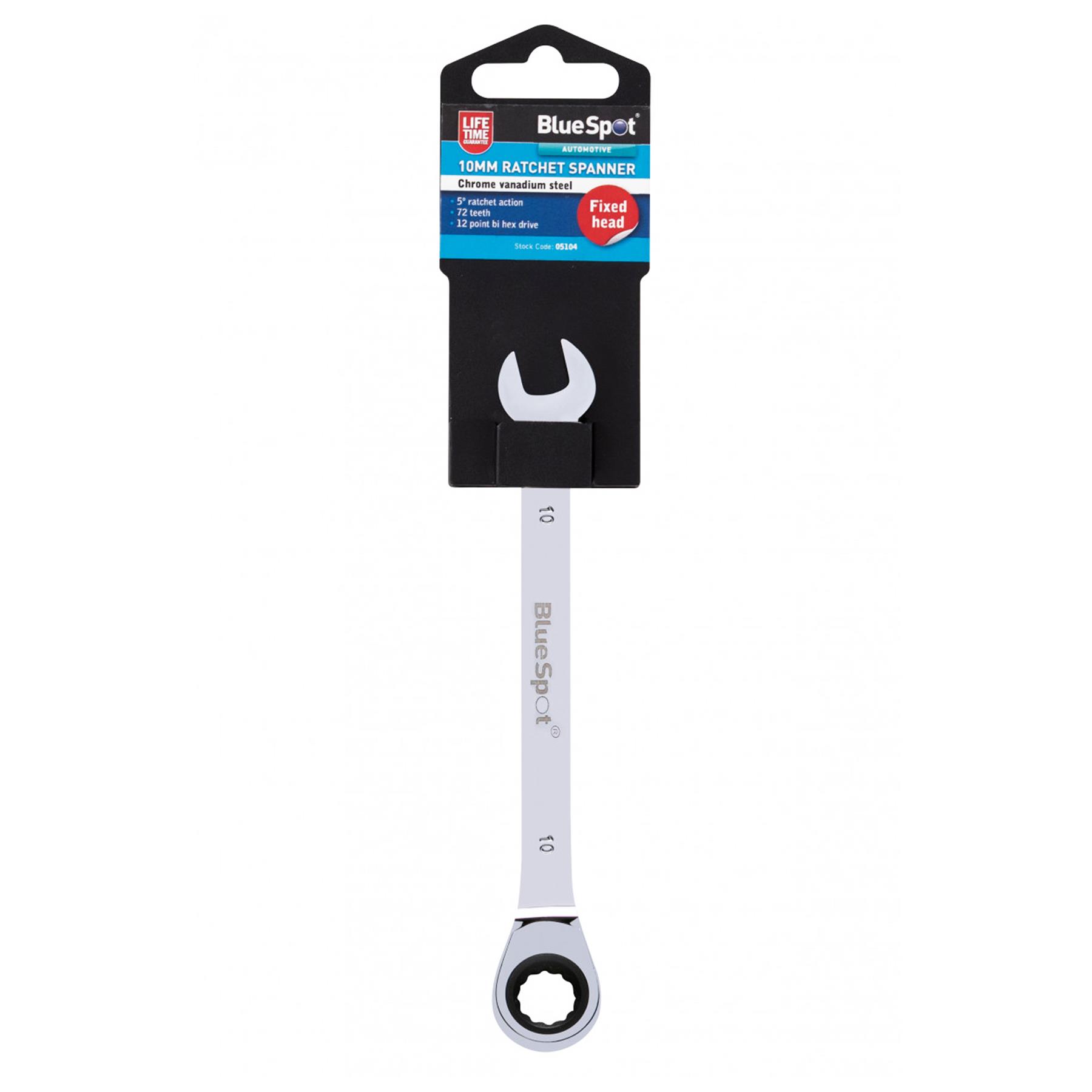 BlueSpot chiave a testa fissa combinata tenditore a cricchetto metrica da 8 mm a 24 mm - Foto 18 di 61
