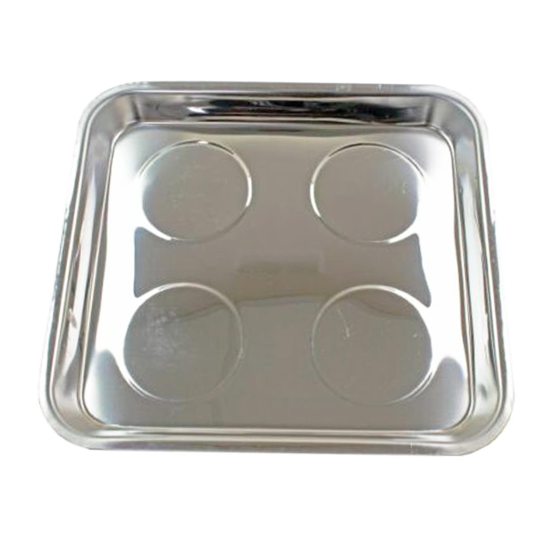 Toolzone Jumbo Magnetic Parts Tray 10.5 X 11.5 Stainless Steel