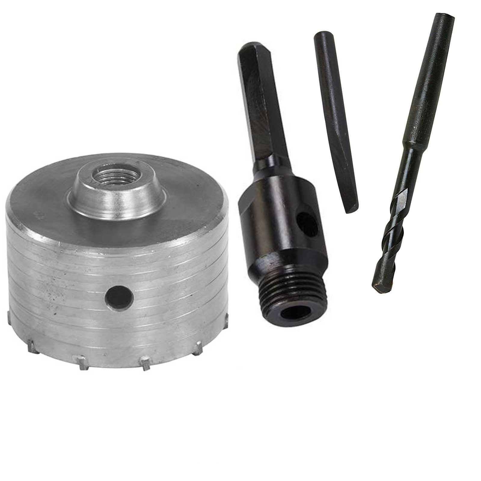 40-600mm TCT CORE DRILL SHANK TUNGSTEN MASONRY BRICK HOLE CUTTER SDS+ SDS PLUS - Picture 74 of 177