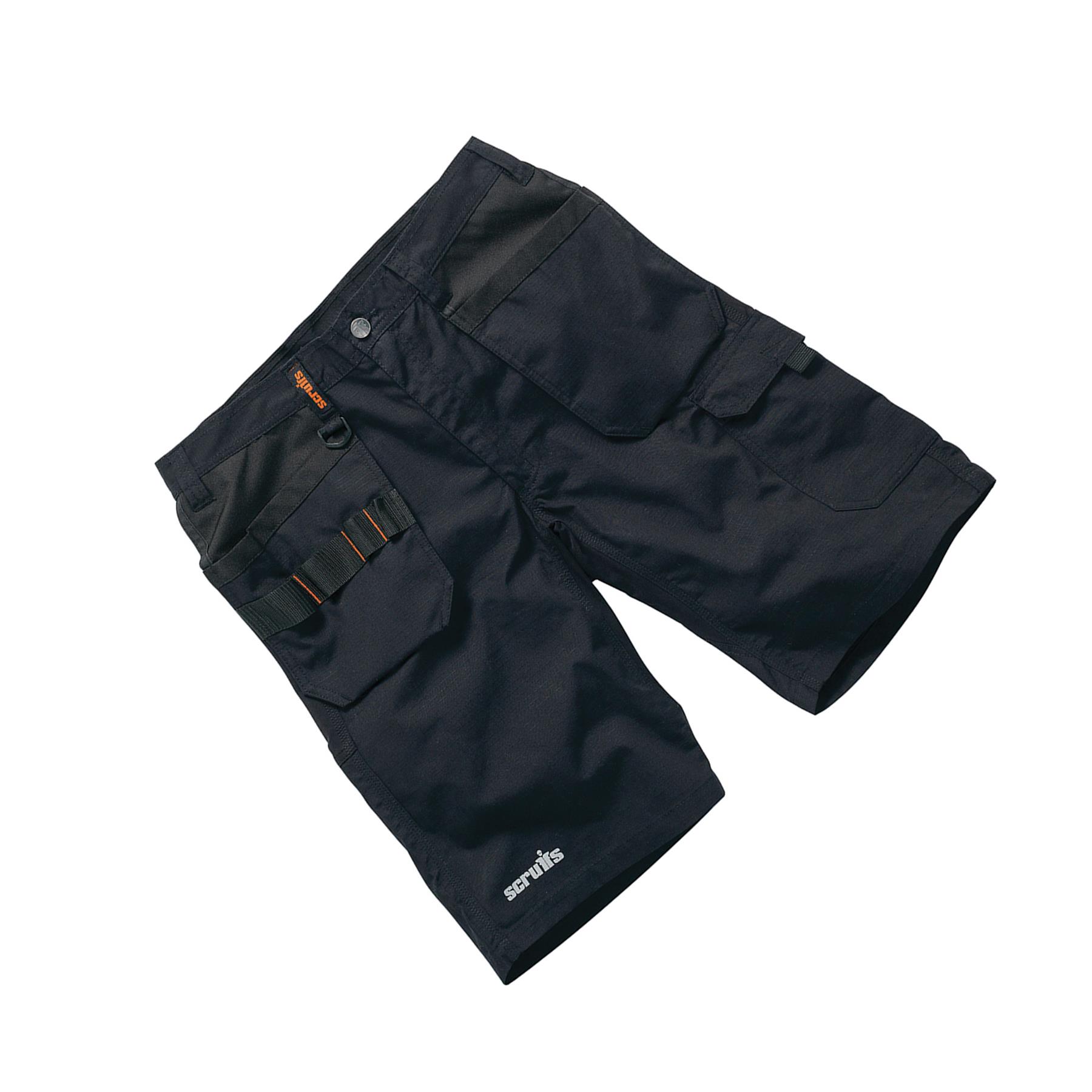 Scruffs TRADE FLEX HOLSTER Shorts 30"-40" Black & Graphite Lightweight Slim Fit - Picture 13 of 15