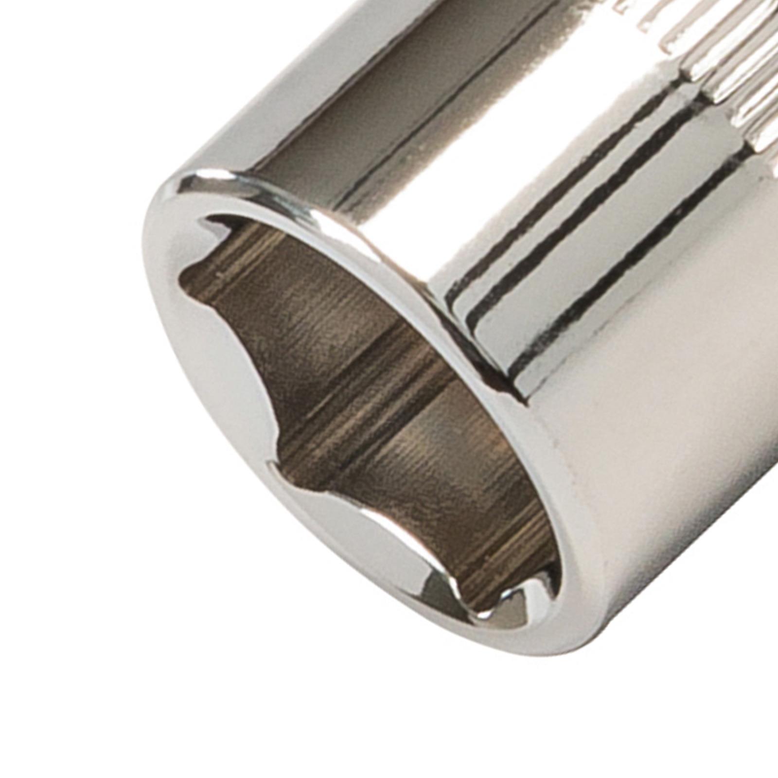 3/8" Drive Socket 6mm - 21mm Metric 6 Point Hex Chrome Vanadium Steel - Picture 24 of 42