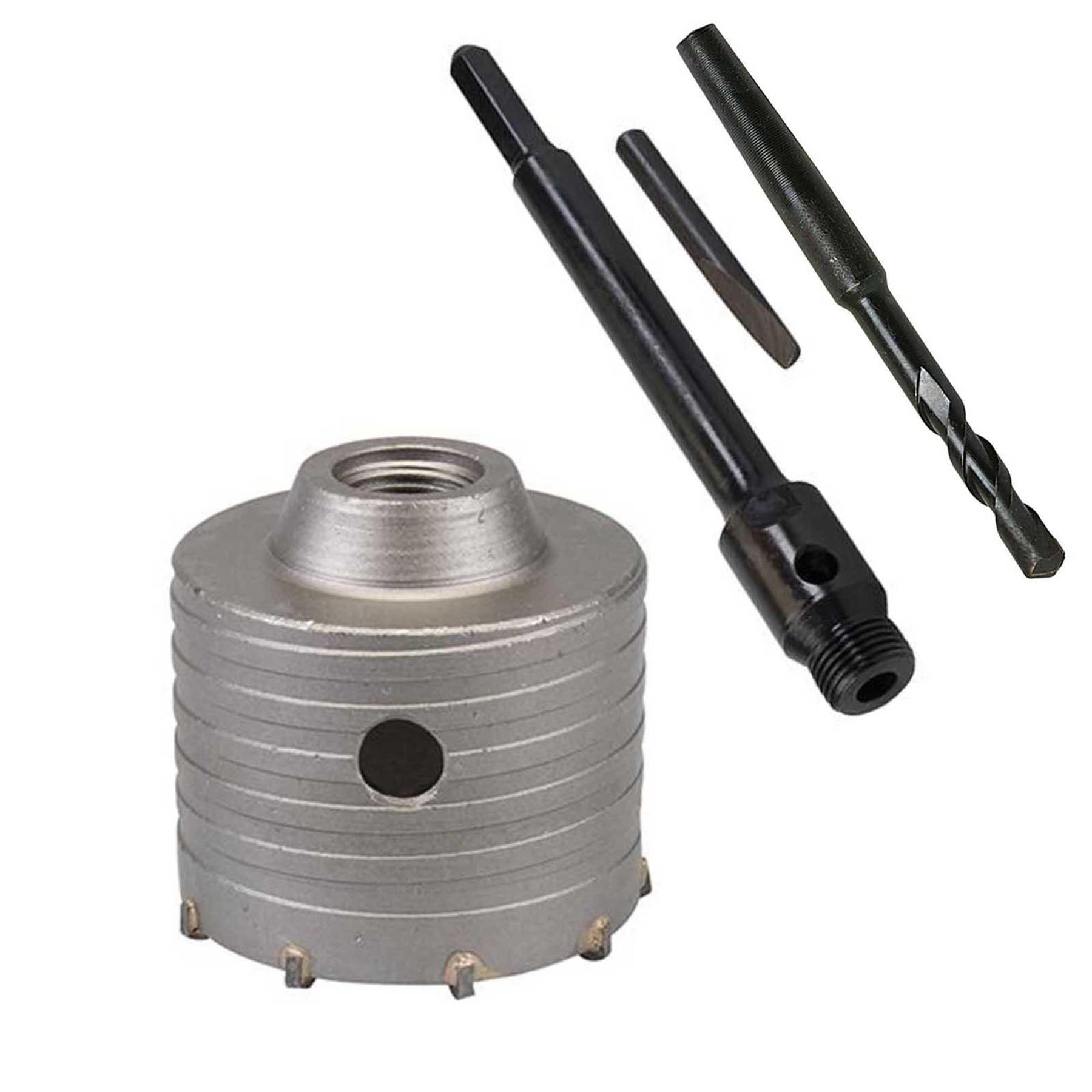 40-600mm TCT CORE DRILL SHANK TUNGSTEN MASONRY BRICK HOLE CUTTER SDS+ SDS PLUS - Picture 62 of 177