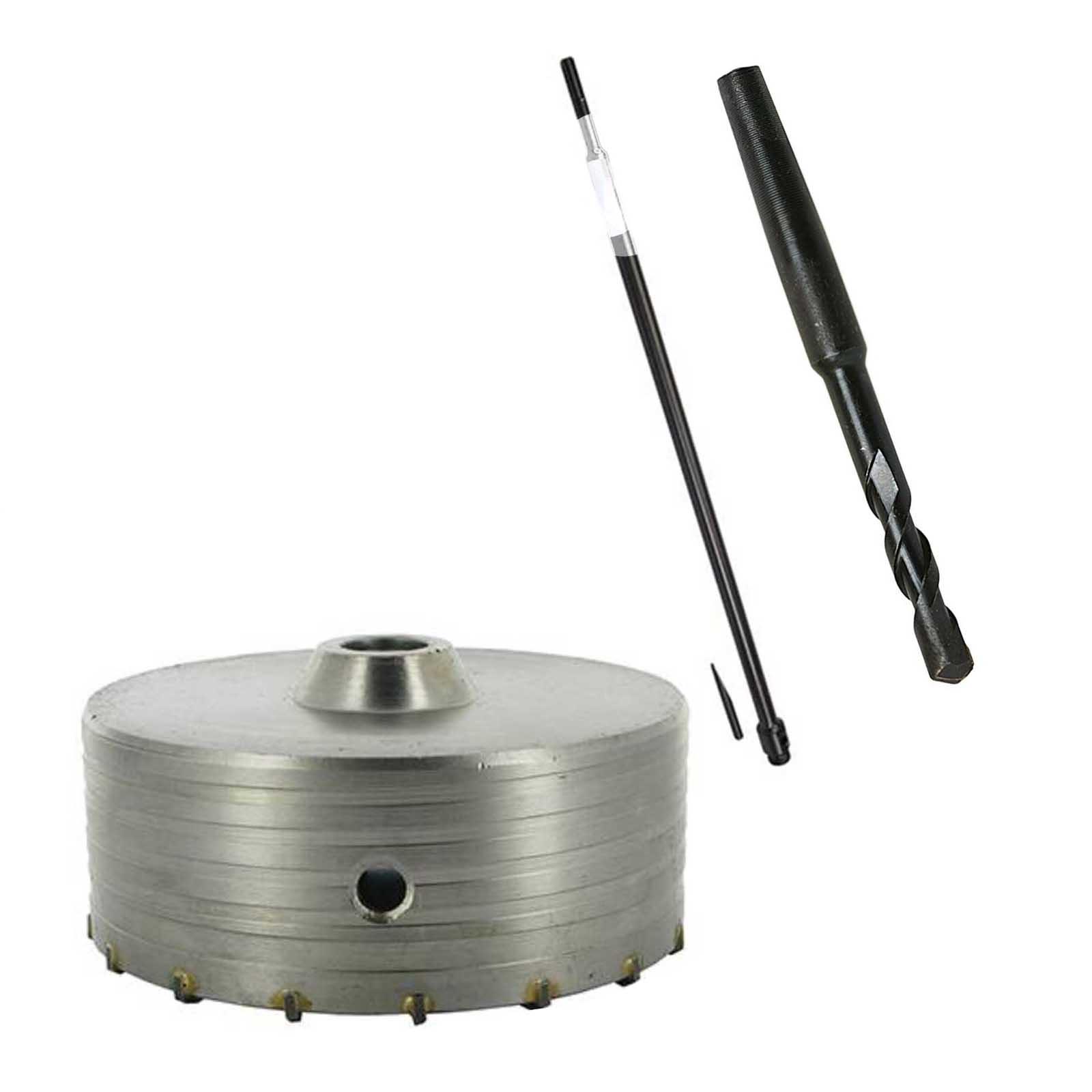 OPTIONAL EXTENSIONS 100 MM 4" TCT CORE DRILL HOLE SAW MASONRY STONE BRICK OPTIONAL EXTENSIONS 100 MM 4" TCT CORE DRILL HOLE SAW MASONRY STONE BRICK