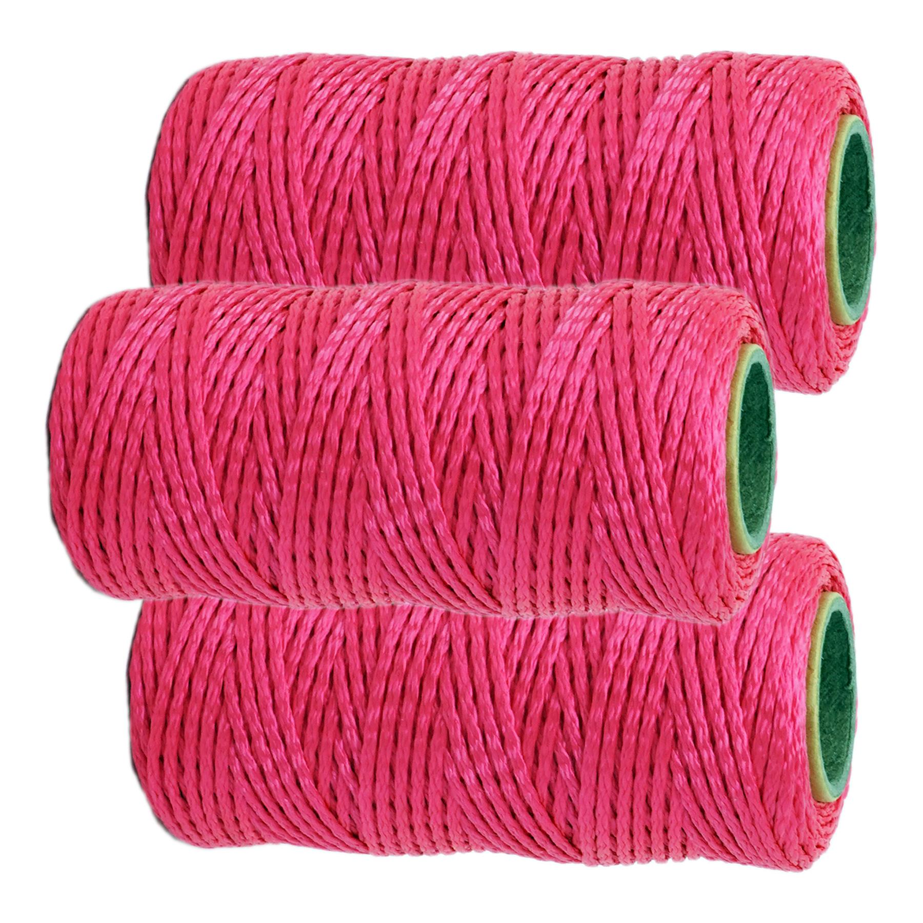 70m Masonry Line Pink Builders Brick Laying Measuring Rope String