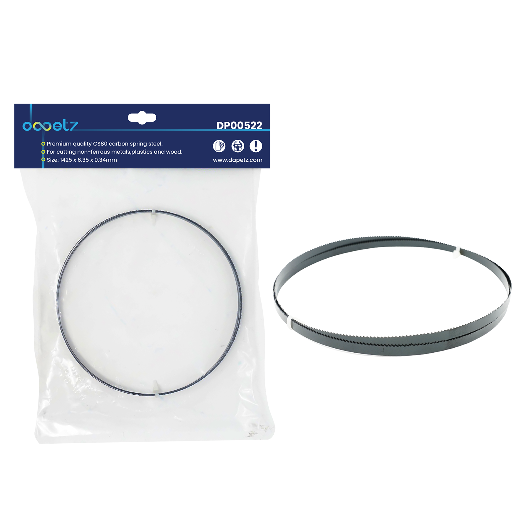 Hoja de sierra de cinta 6TPI/10TPI/14TPI acero al carbono corte madera plástico 1425 mm - Imagen 8 de 8