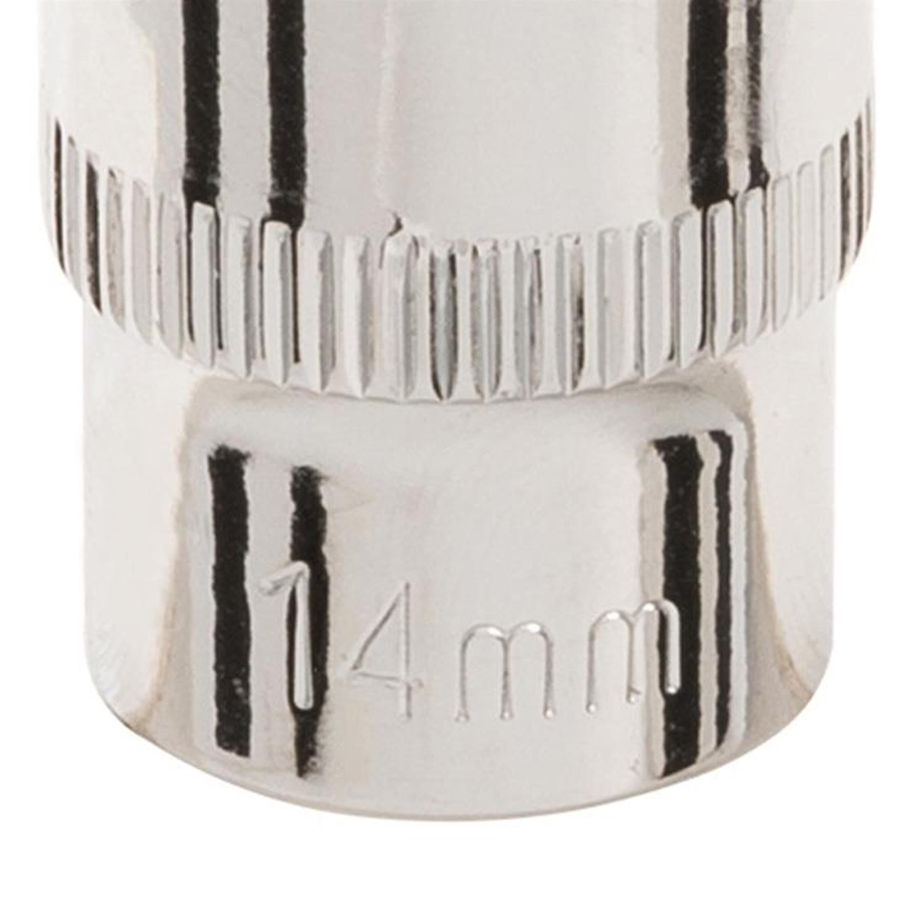 3/8" Drive Socket 6mm - 21mm Metric 6 Point Hex Chrome Vanadium Steel - Picture 25 of 42