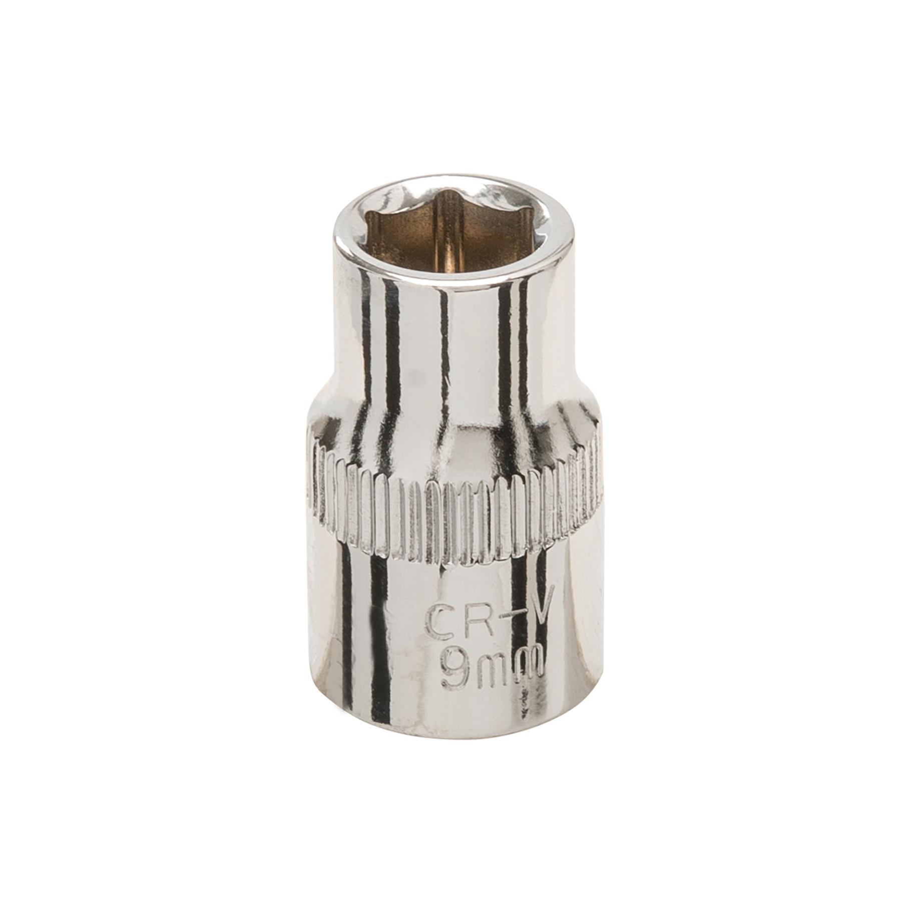 3/8" Drive Socket 6mm - 21mm Metric 6 Point Hex Chrome Vanadium Steel - Picture 12 of 42