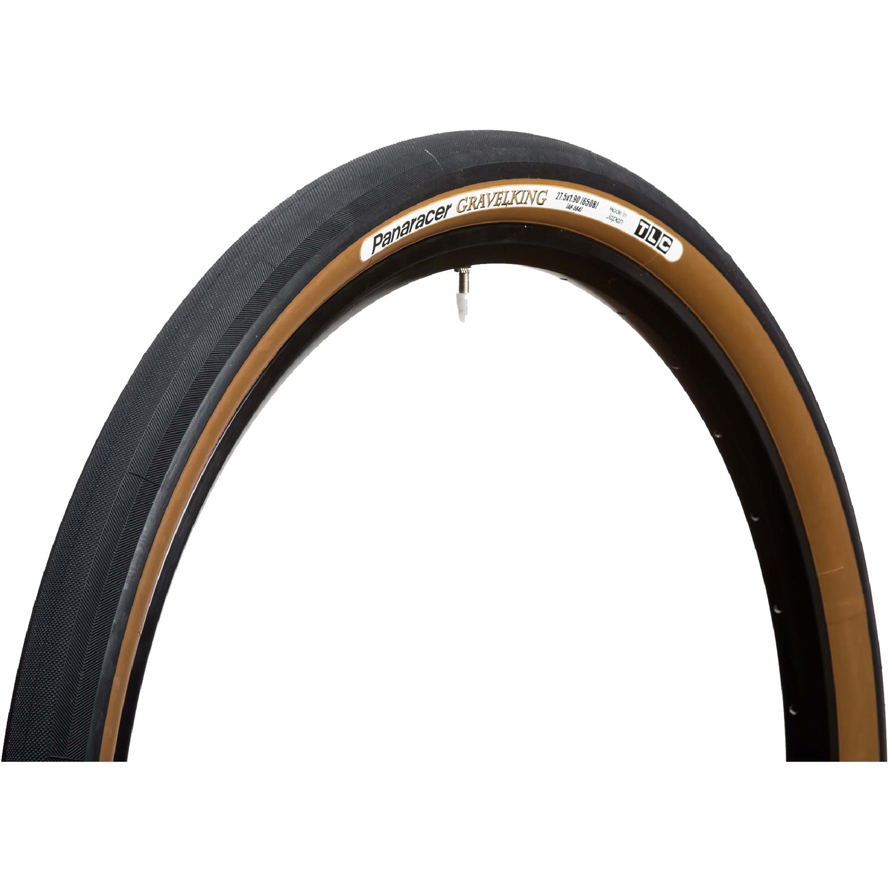 PANARACER Gravelking SK TLC Folding Gravel / CX Bicycle Tyre Black / Brown - Picture 12 of 19